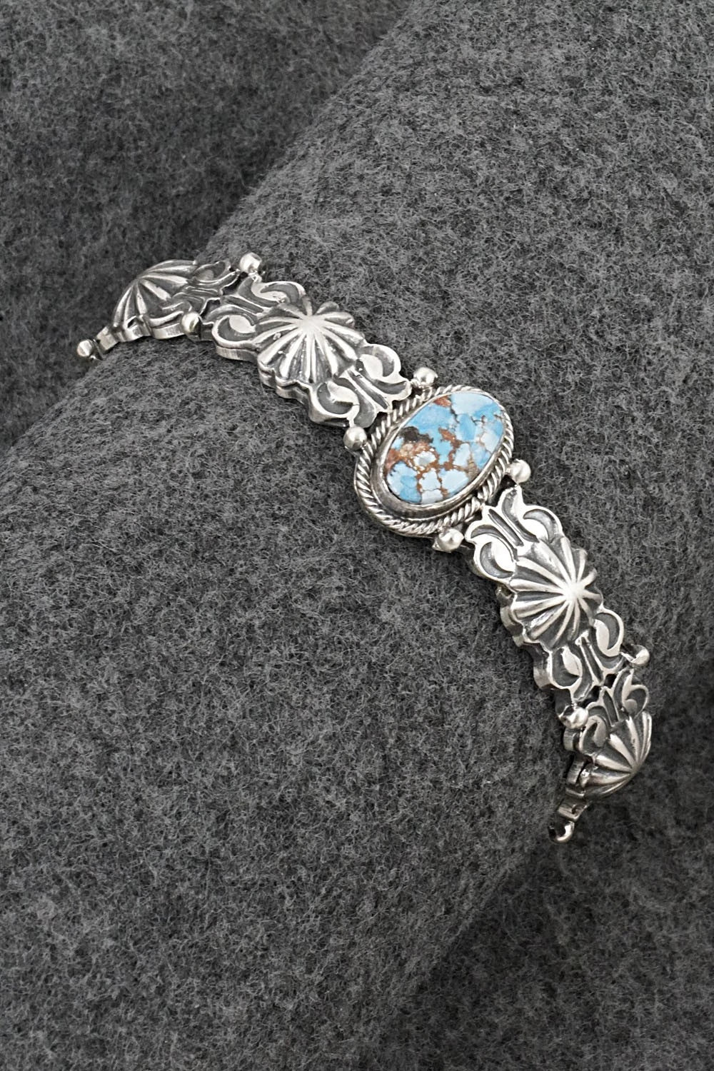 Turquoise & Sterling Silver Bracelet - Thomas Yazzie