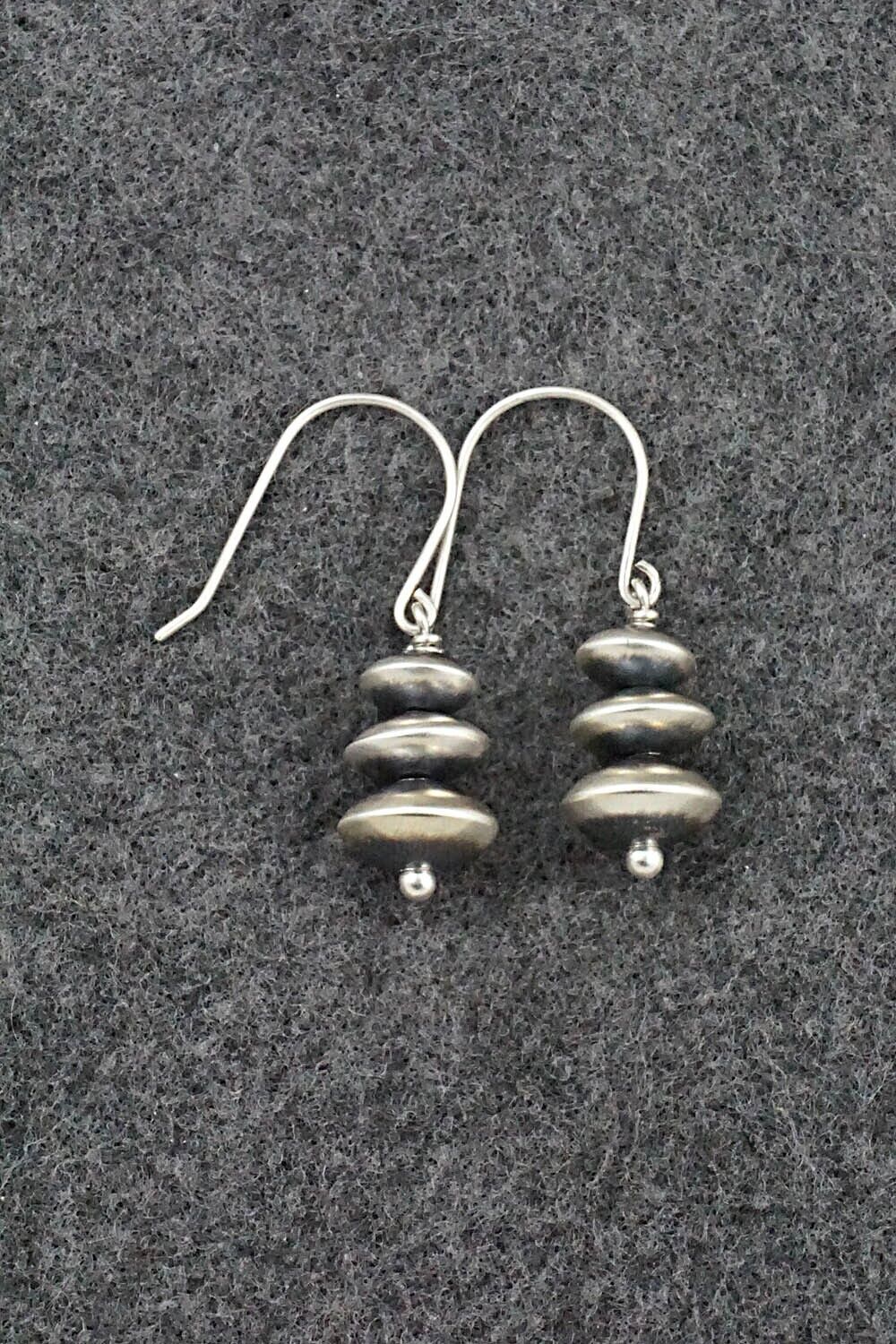 Sterling Silver Navajo Pearl Earrings - Bryannen Halwood