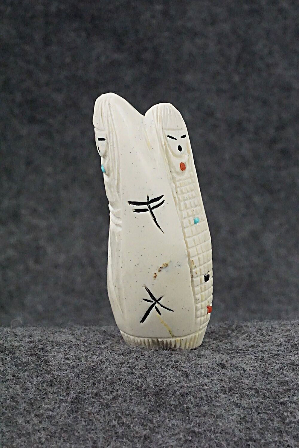 Corn Maiden Zuni Fetish Carving - Sandra Quandelacy