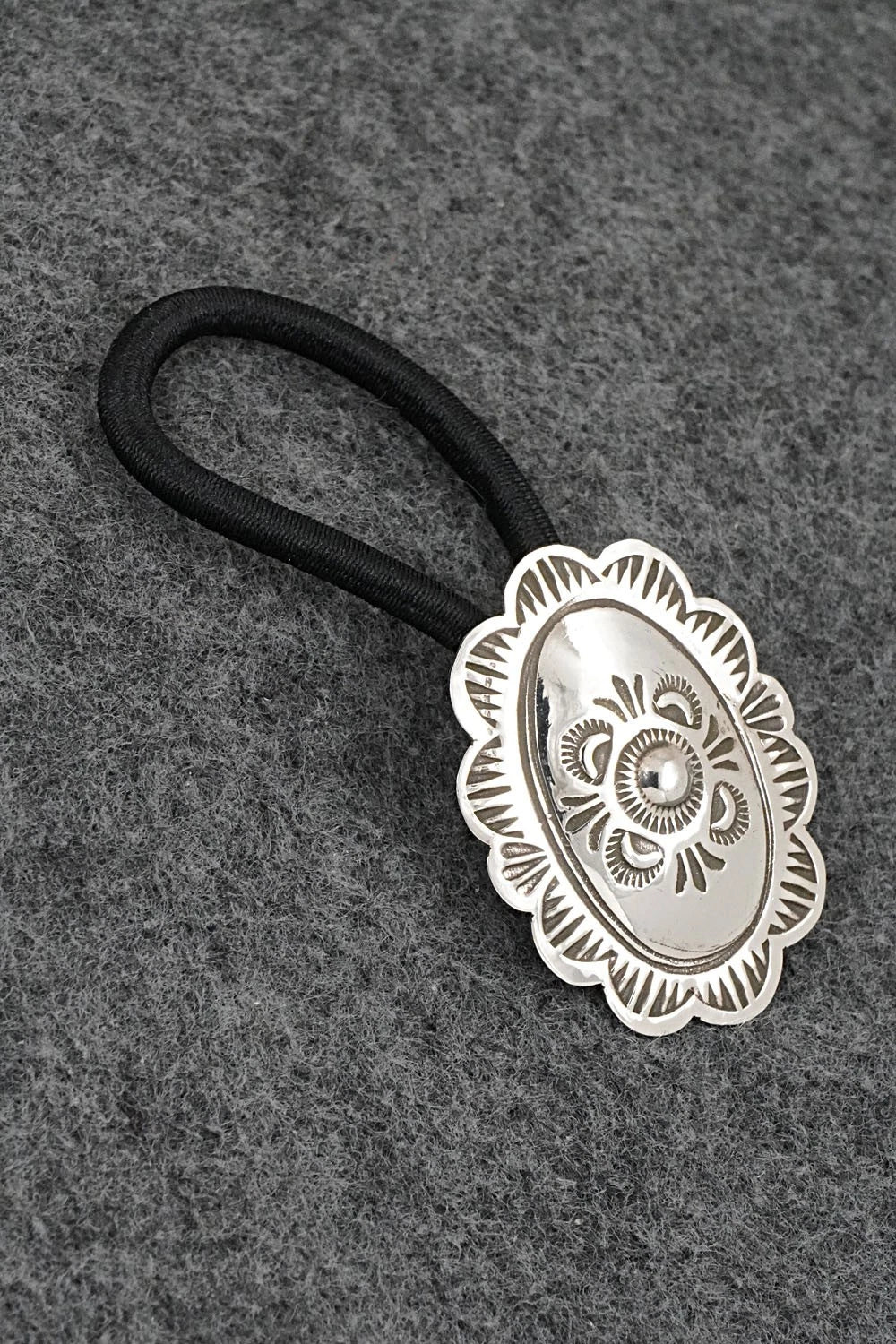 Sterling Silver Hair Tie - Bertha Begay