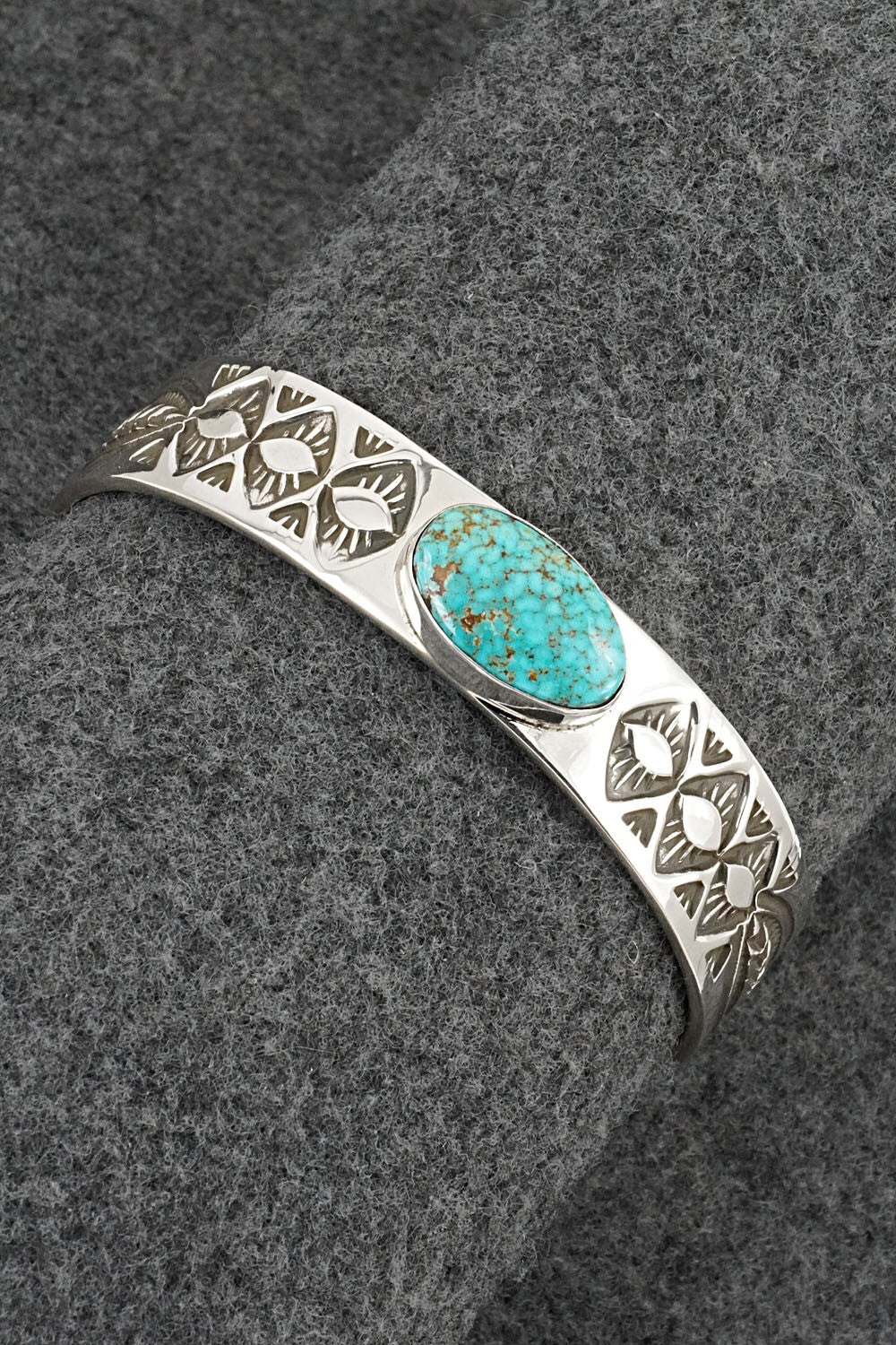 Turquoise & Sterling Silver Bracelet - Arnold Blackgoat