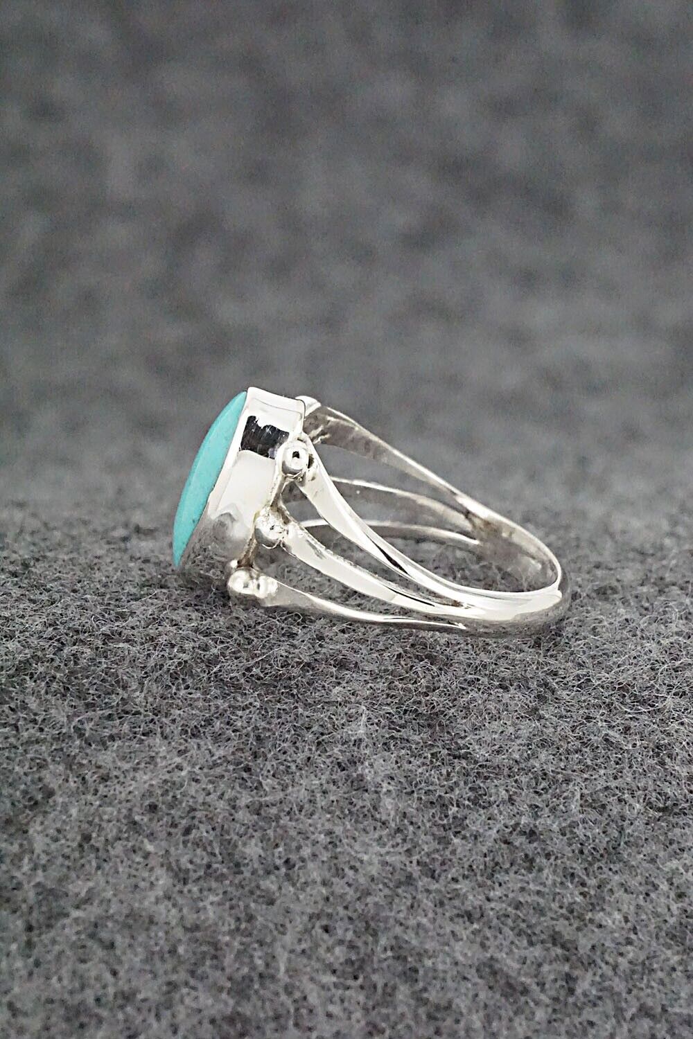 Turquoise & Sterling Silver Ring - Paige Gordon - Size 6