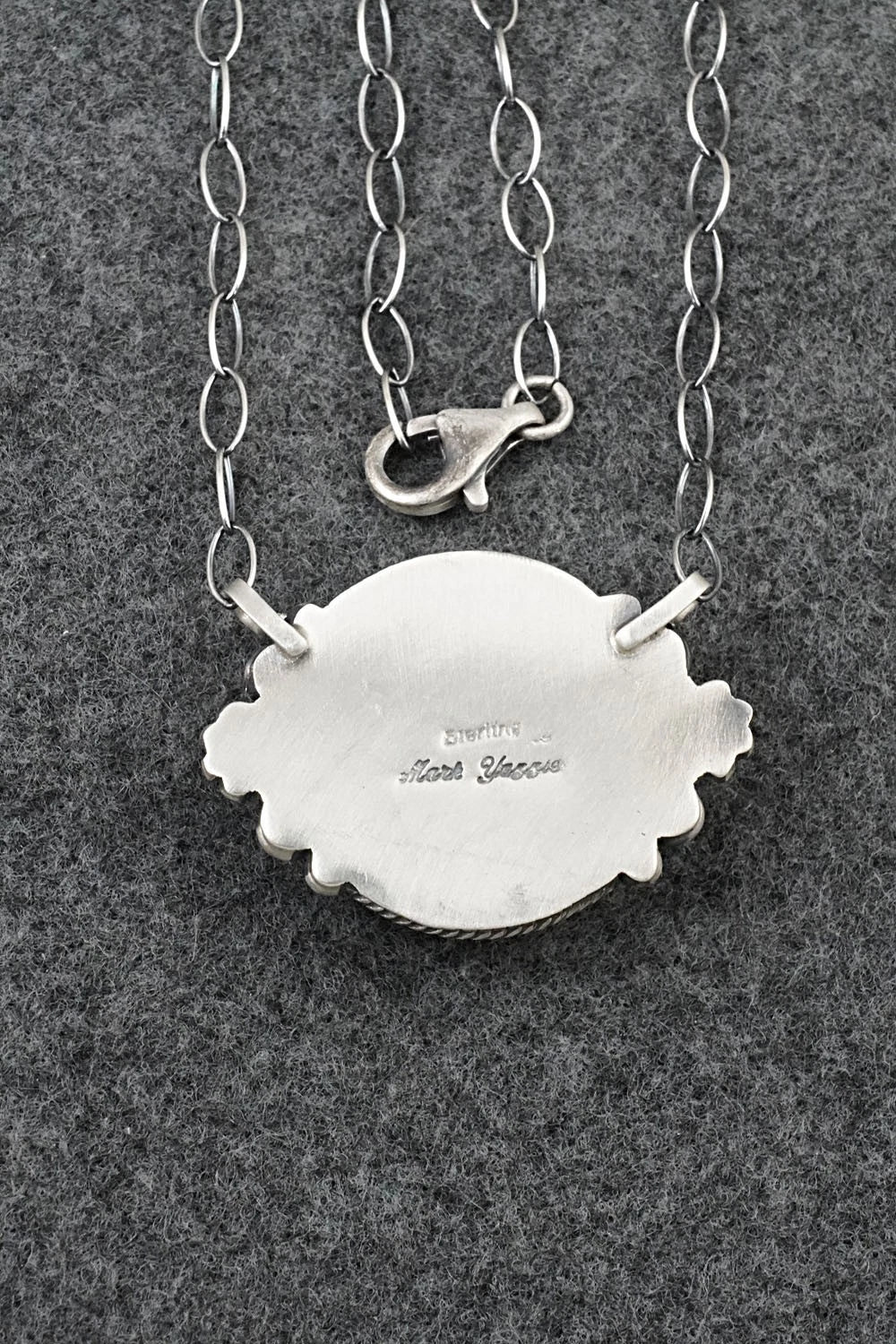 Turquoise & Sterling Silver Necklace - Mark Yazzie