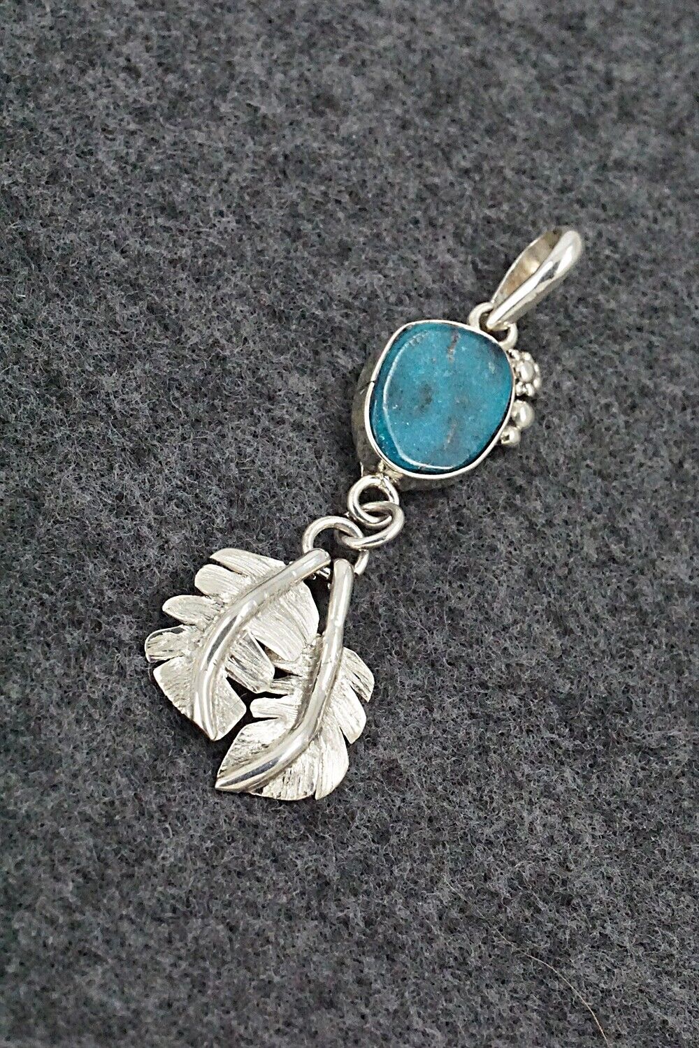 Turquoise & Sterling Silver Pendant - Tammy Deysee