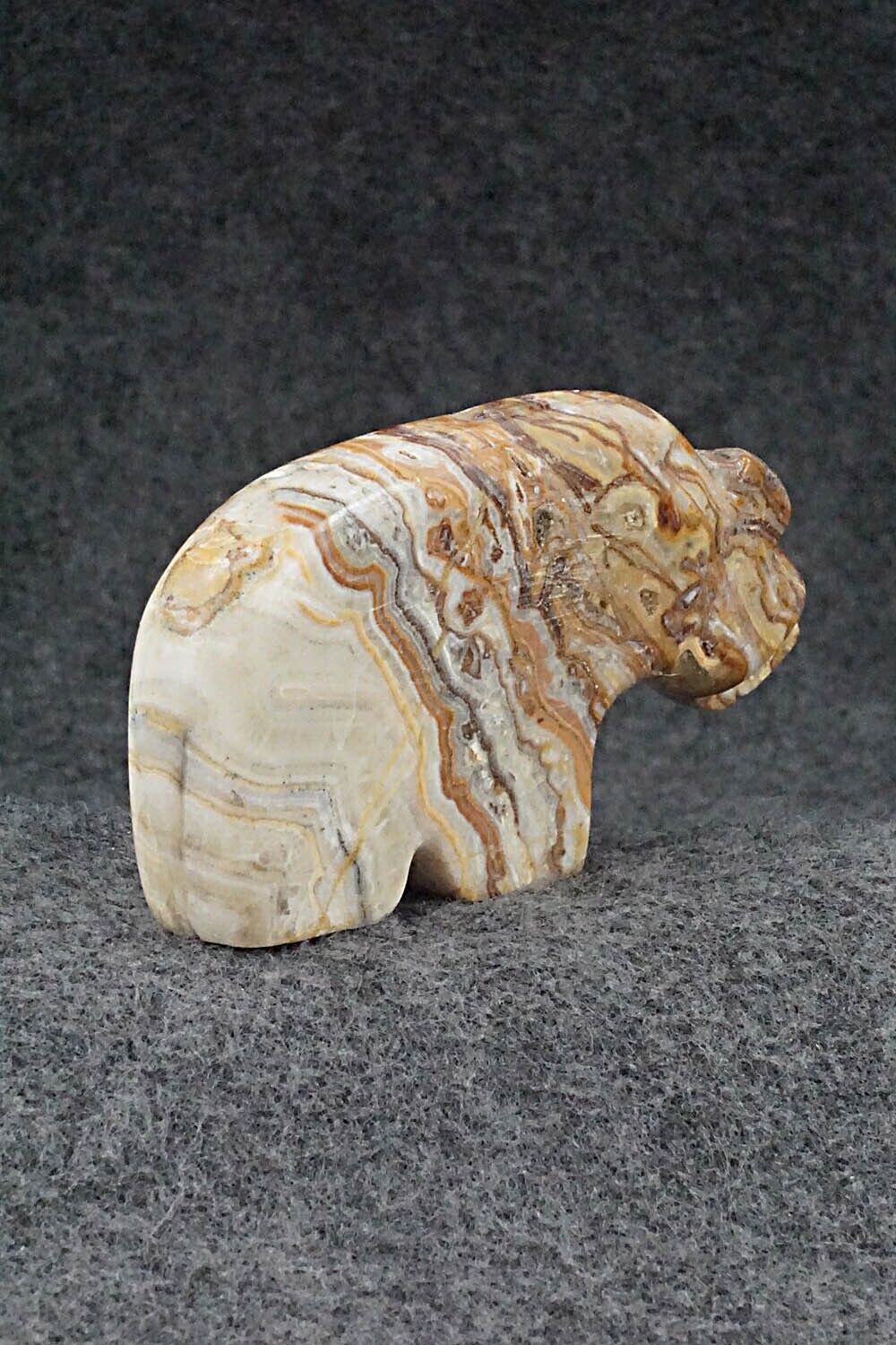 Bear Zuni Fetish Carving - Reynold Lunasee