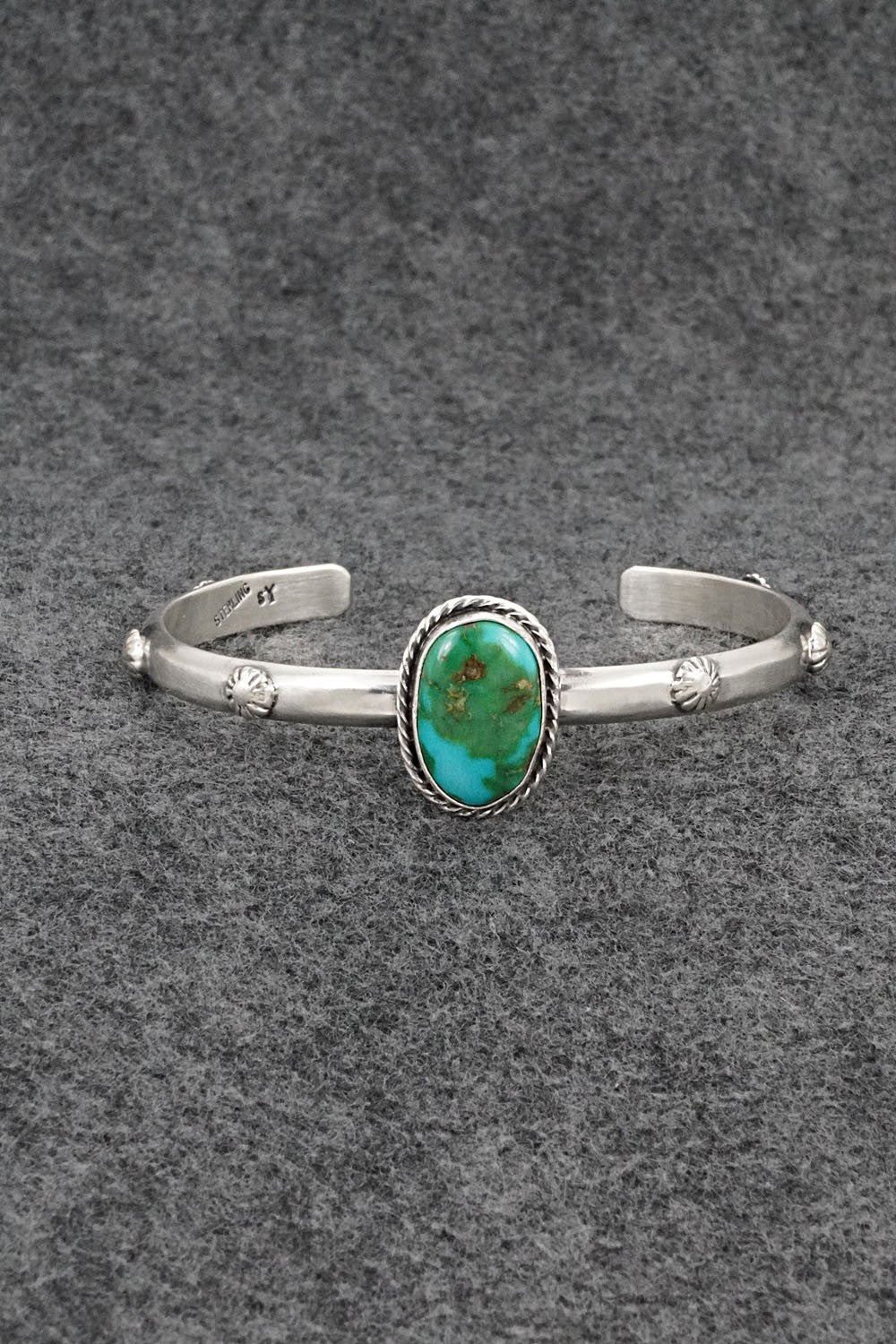 Turquoise & Sterling Silver Bracelet - Samuel Yellowhair