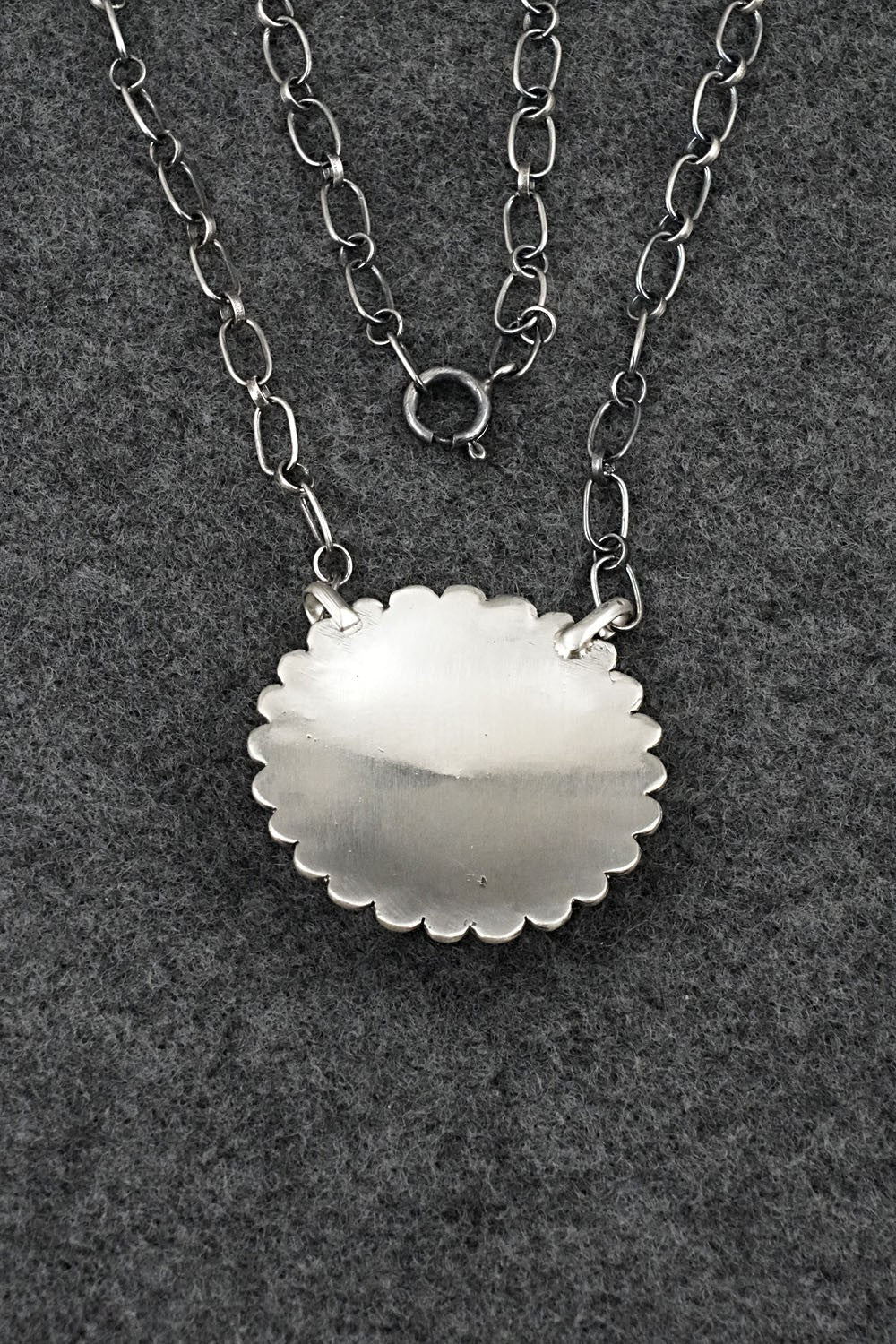 Turquoise & Sterling Silver Necklace - Sheldon Mariano