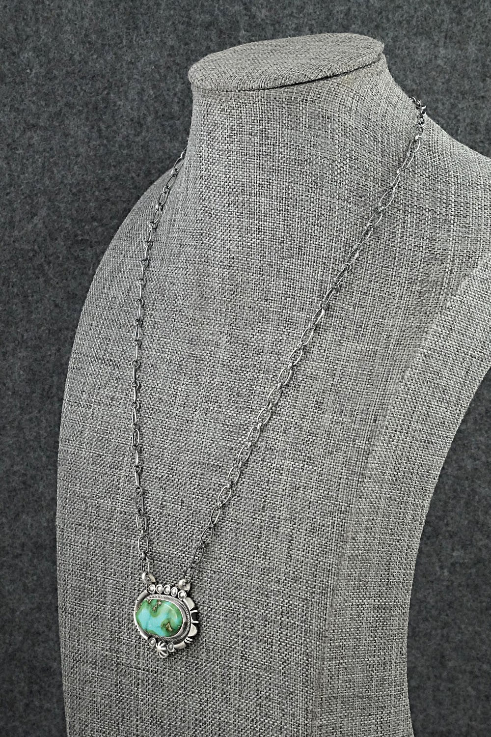 Turquoise & Sterling Silver Necklace - Daniel Benally