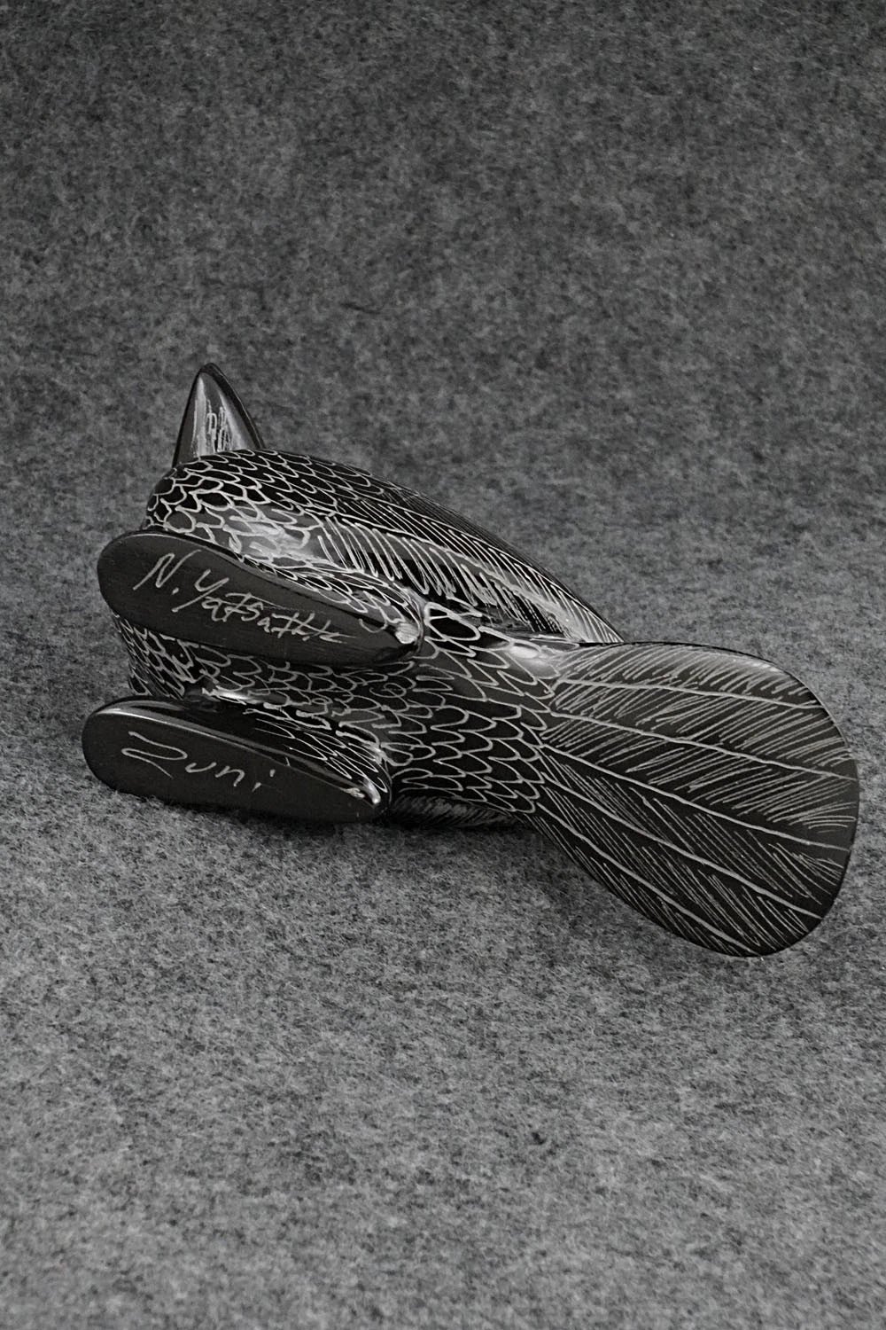 Crow Zuni Fetish Carving - Nelson Yatsattie