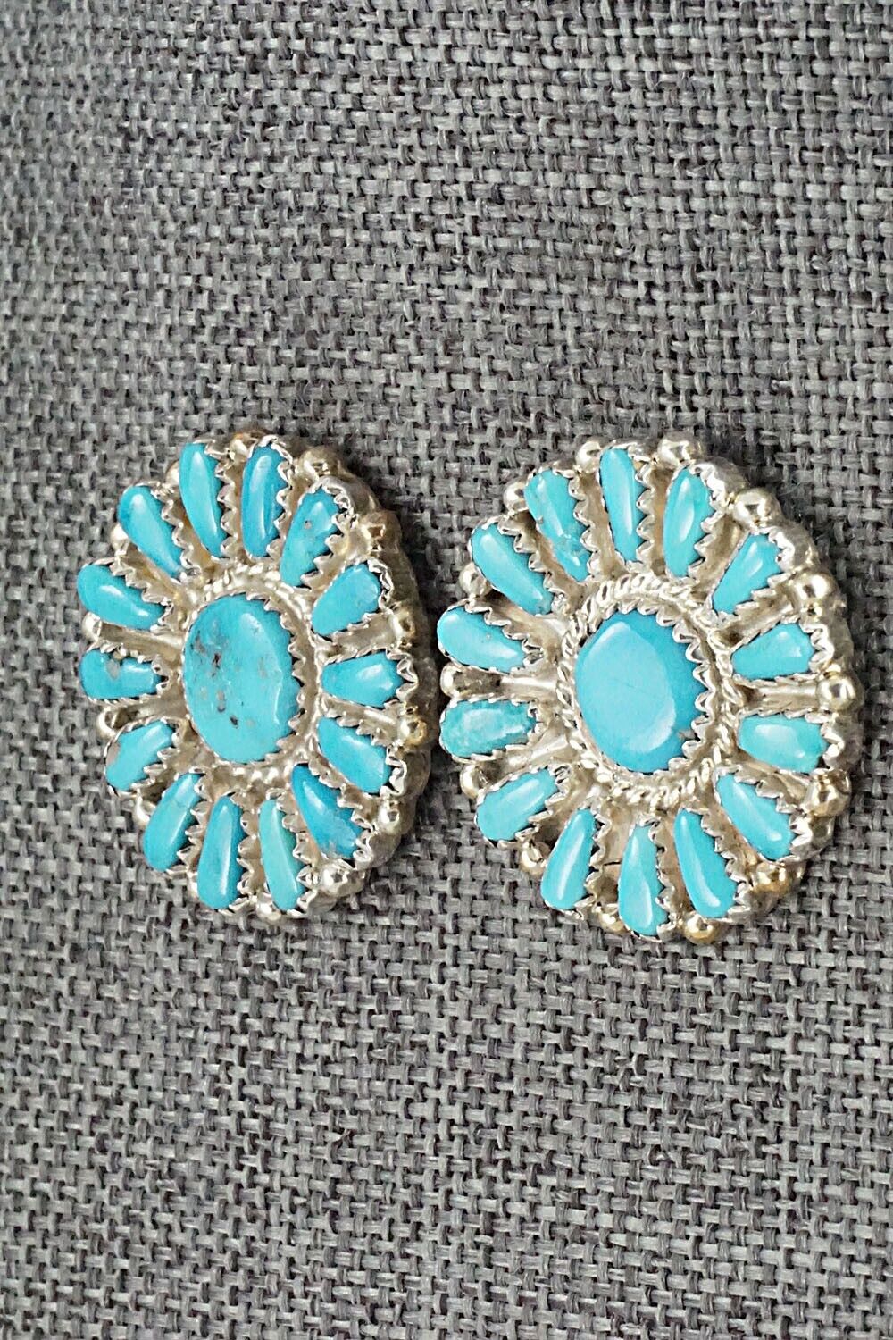 Turquoise & Sterling Silver Earrings - Donovan Wilson