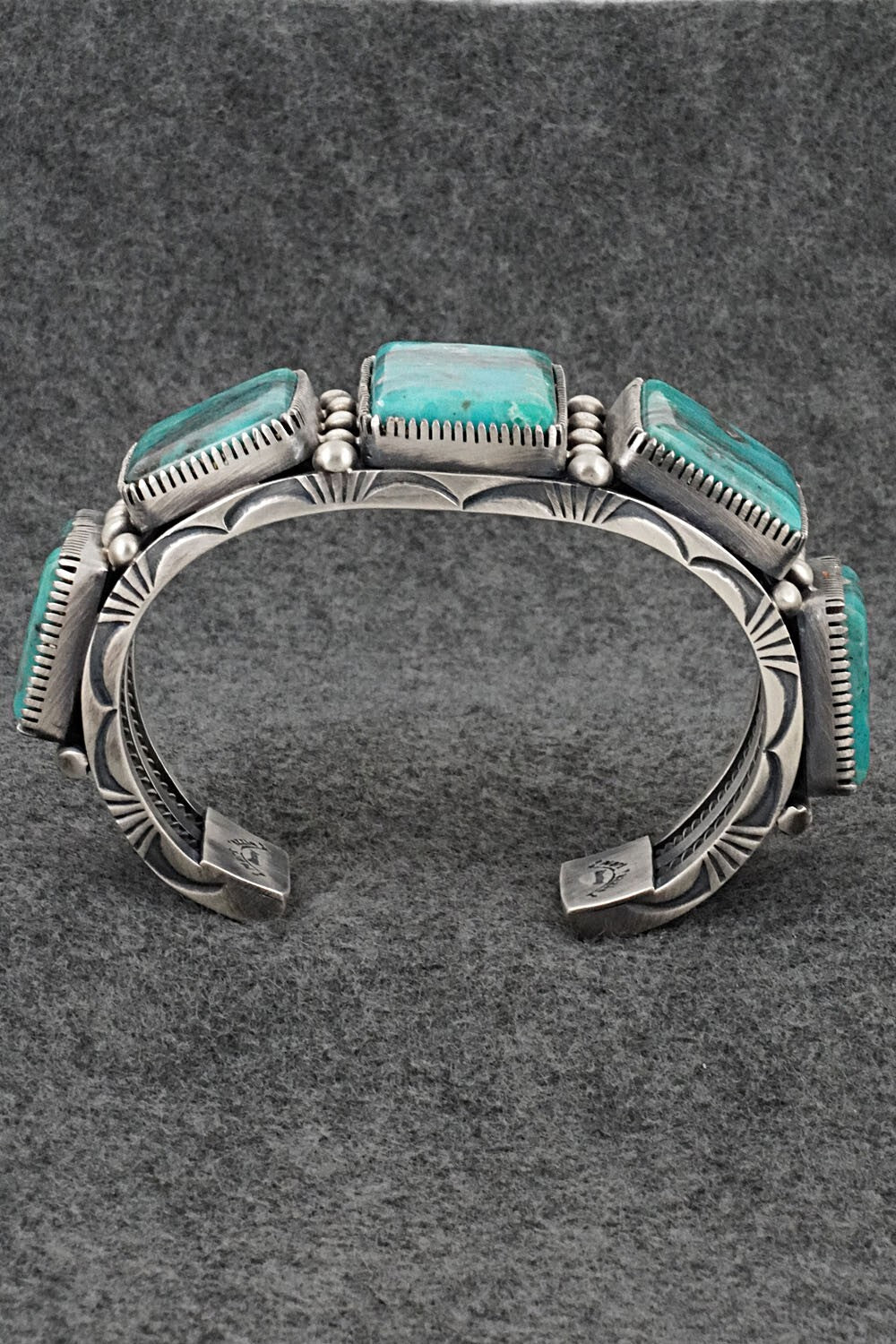Turquoise & Sterling Silver Bracelet - Mark Yazzie