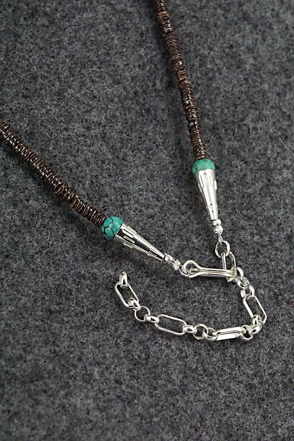 Multi-Stone and Sterling Silver Necklace - Helen Tsosie