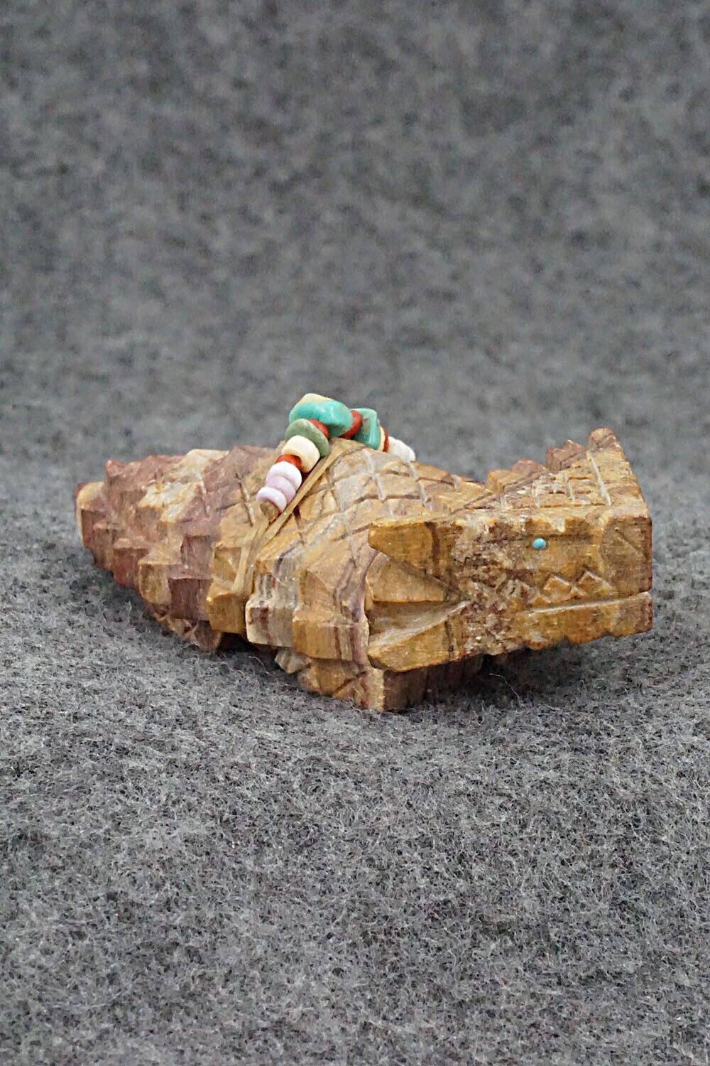 Horned Toad Zuni Fetish Carving - Douglas Martza