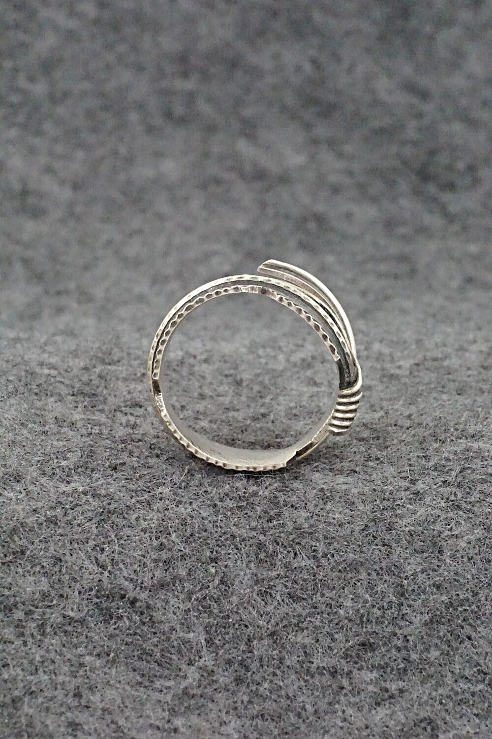 Sterling Silver Ring - Chris Charley - Size 8 Adj.