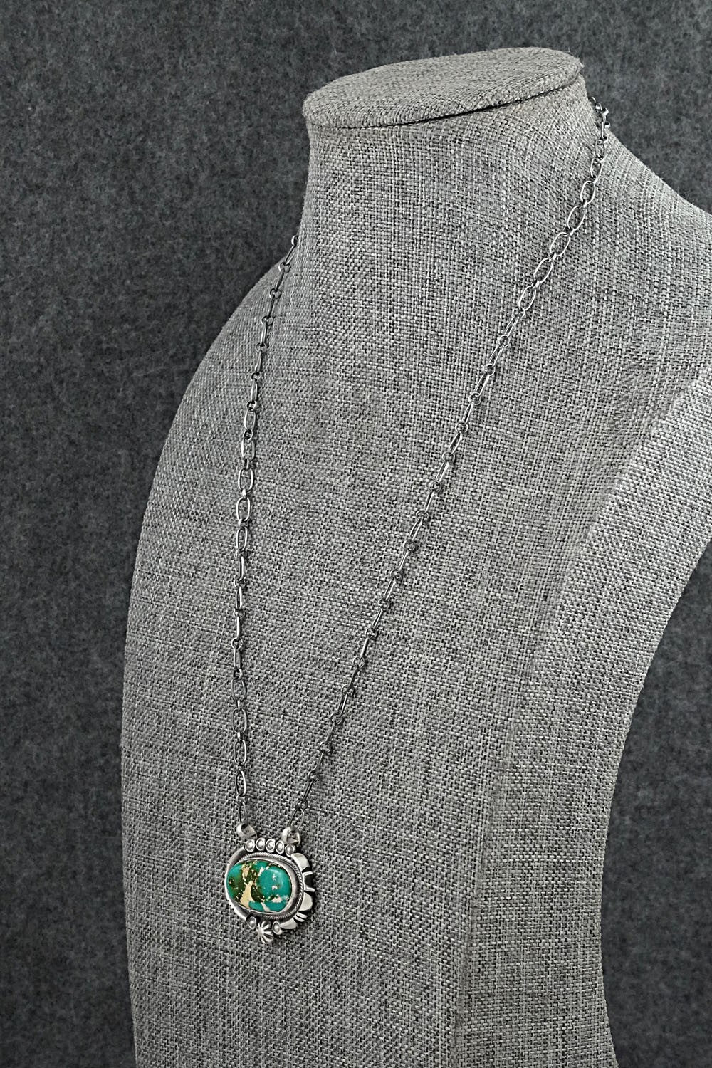 Turquoise & Sterling Silver Necklace - Daniel Benally