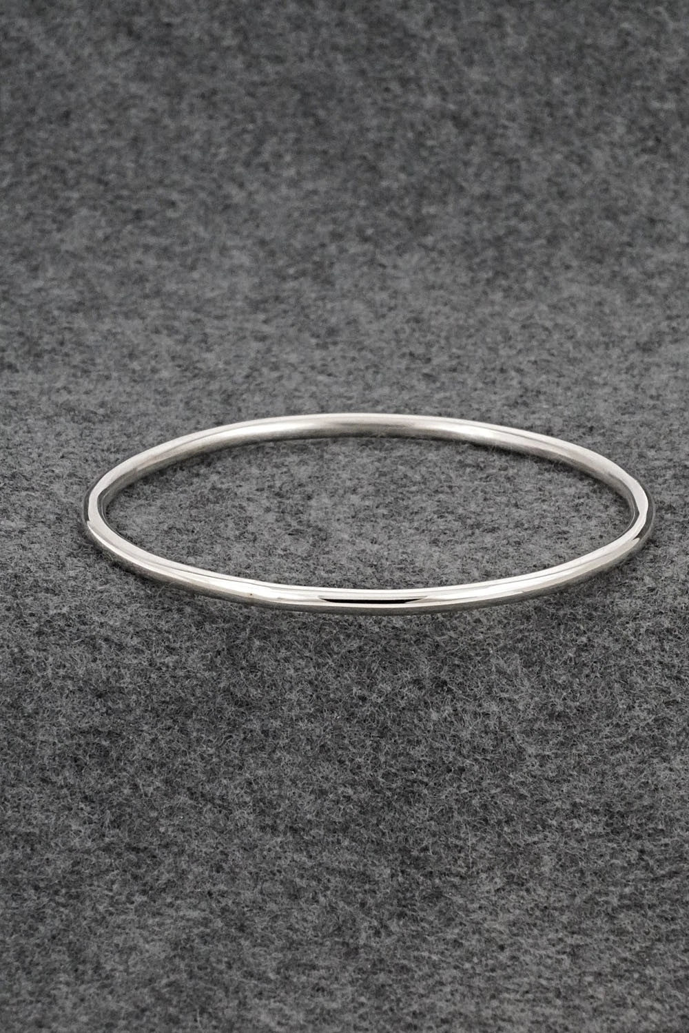 Sterling Silver Bangle Bracelet - Elaine Tahe