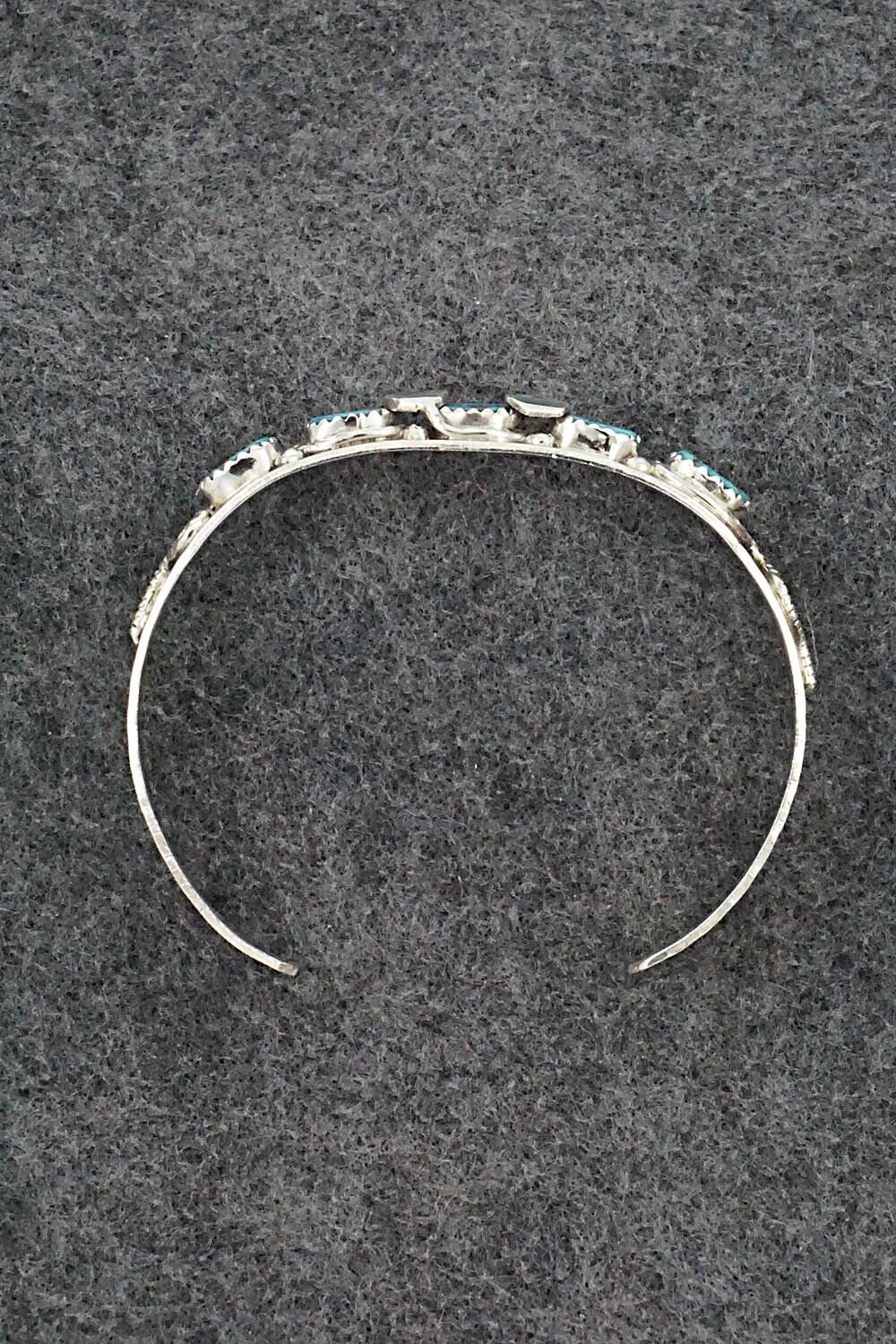 Turquoise & Sterling Silver Bracelet - Joy Calavaza