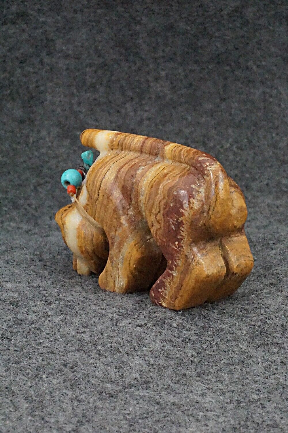 Mountain Lion Zuni Fetish Carving - Douglas Martza