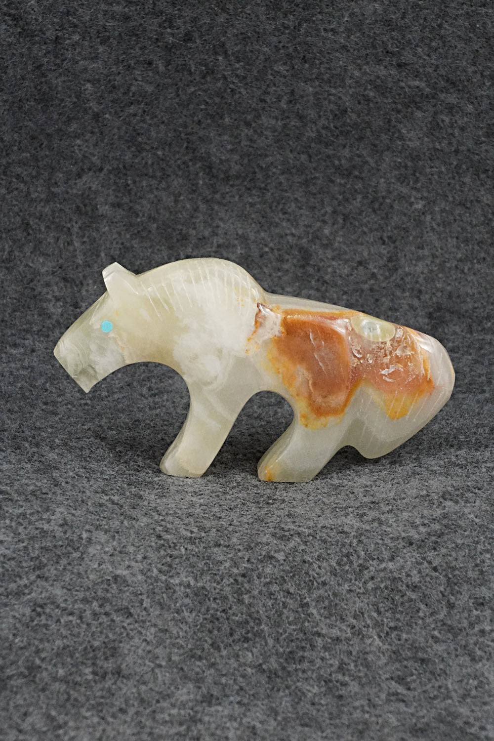 Horse Zuni Fetish Carving - Kenric Laiwakete