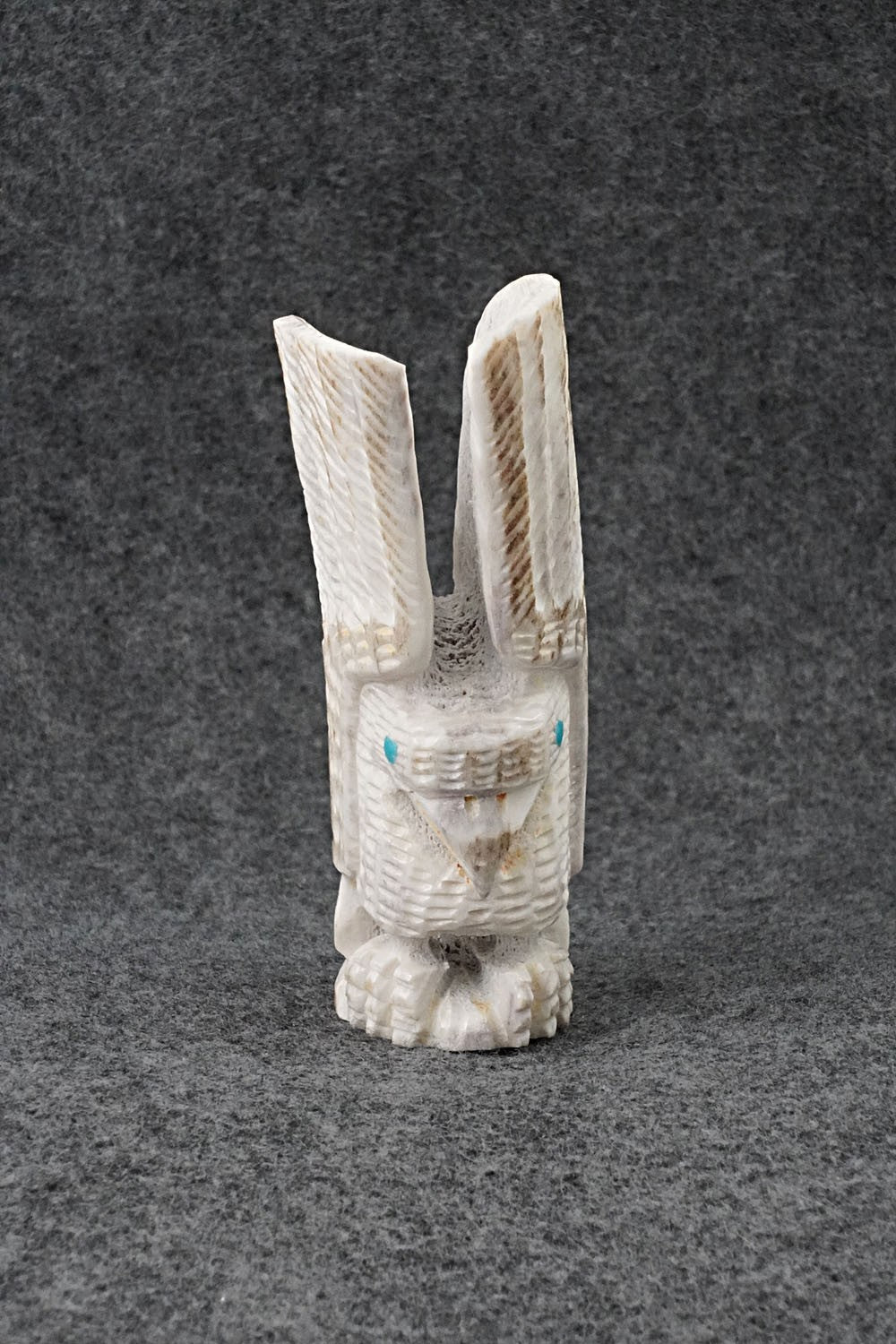 Eagle Zuni Fetish Carving - Garrick Weeka