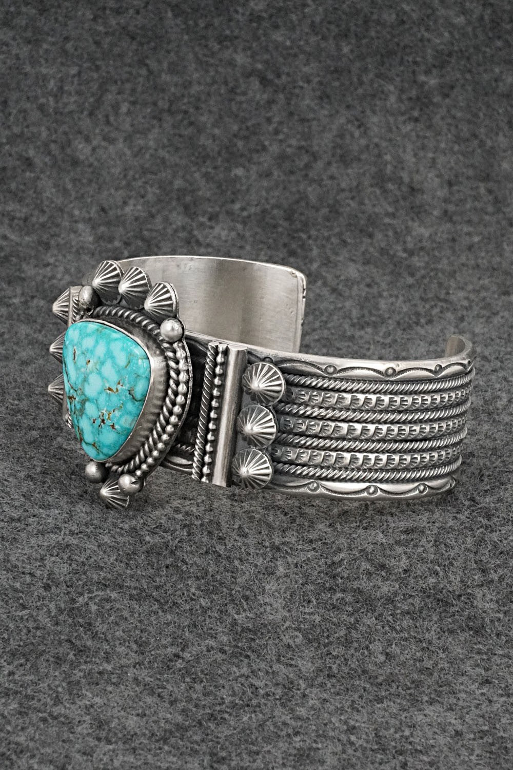 Turquoise & Sterling Silver Bracelet - Michael Calladitto