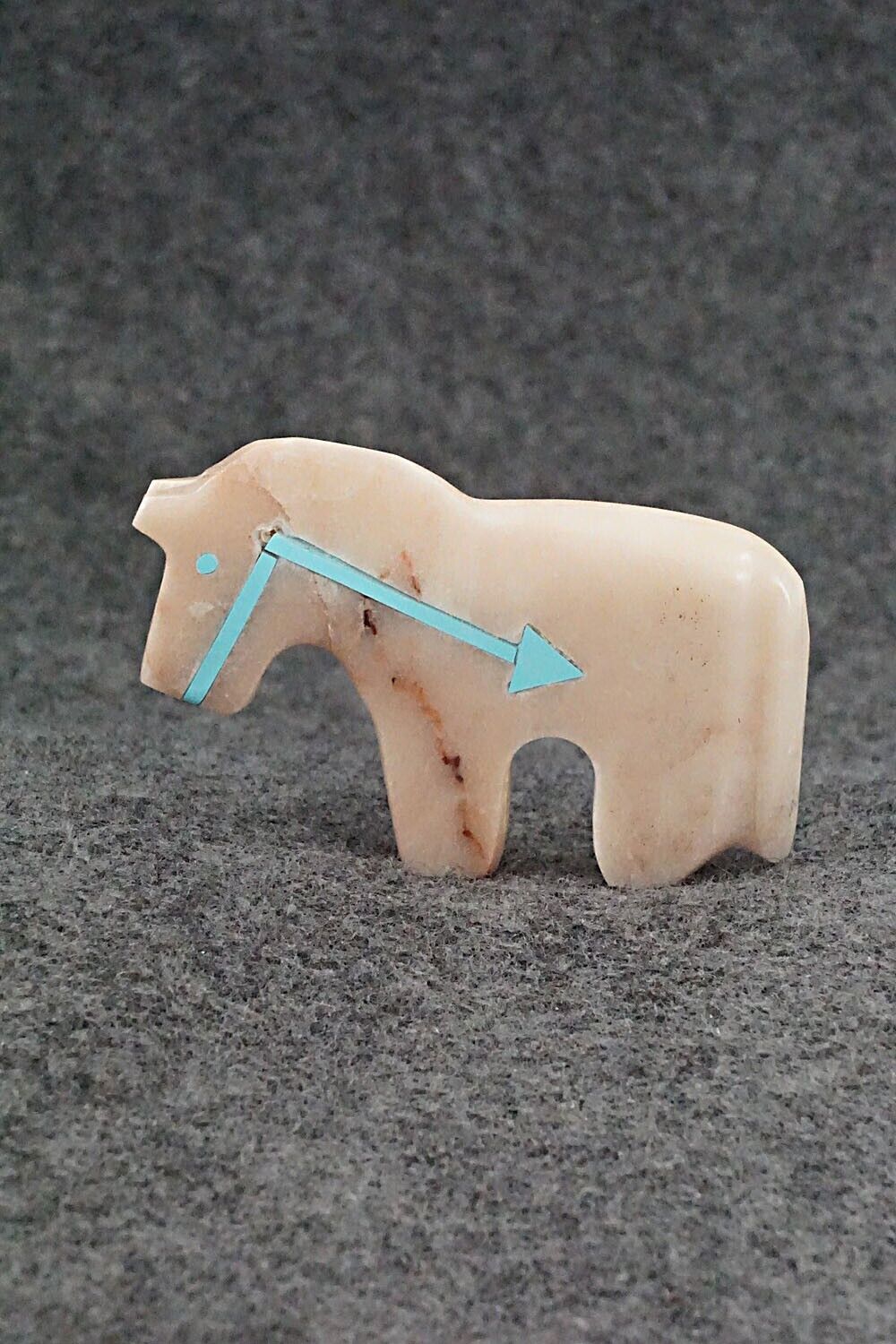 Horse Zuni Fetish Carving - Bernard Laiwakete
