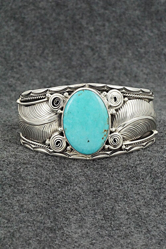 Turquoise & Sterling Silver Bracelet - Darrell Morgan