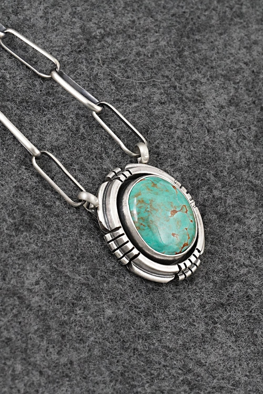 Turquoise & Sterling Silver Necklace - Daniel Benally