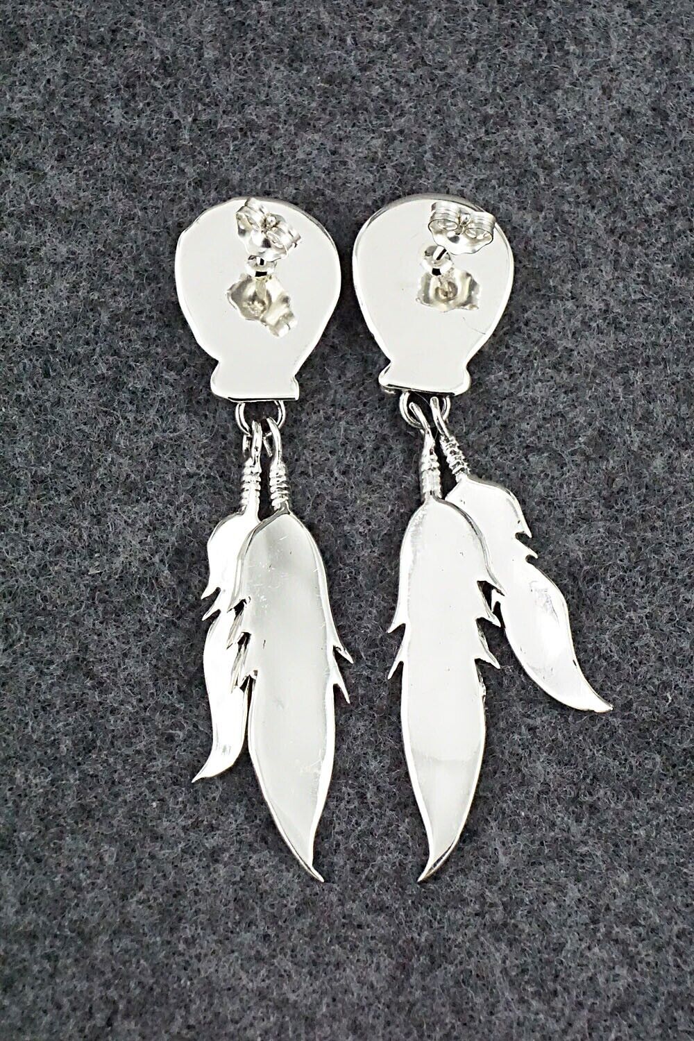 Turquoise & Sterling Silver Earrings - Emery Spencer