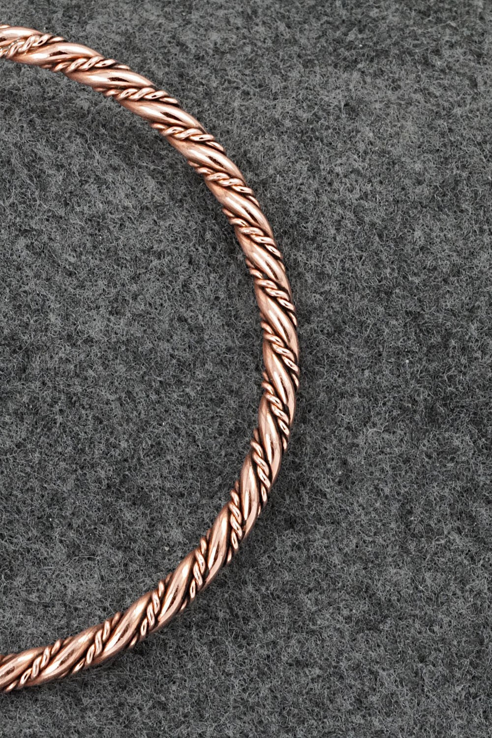 Copper Bangle Bracelet - Elaine Tahe