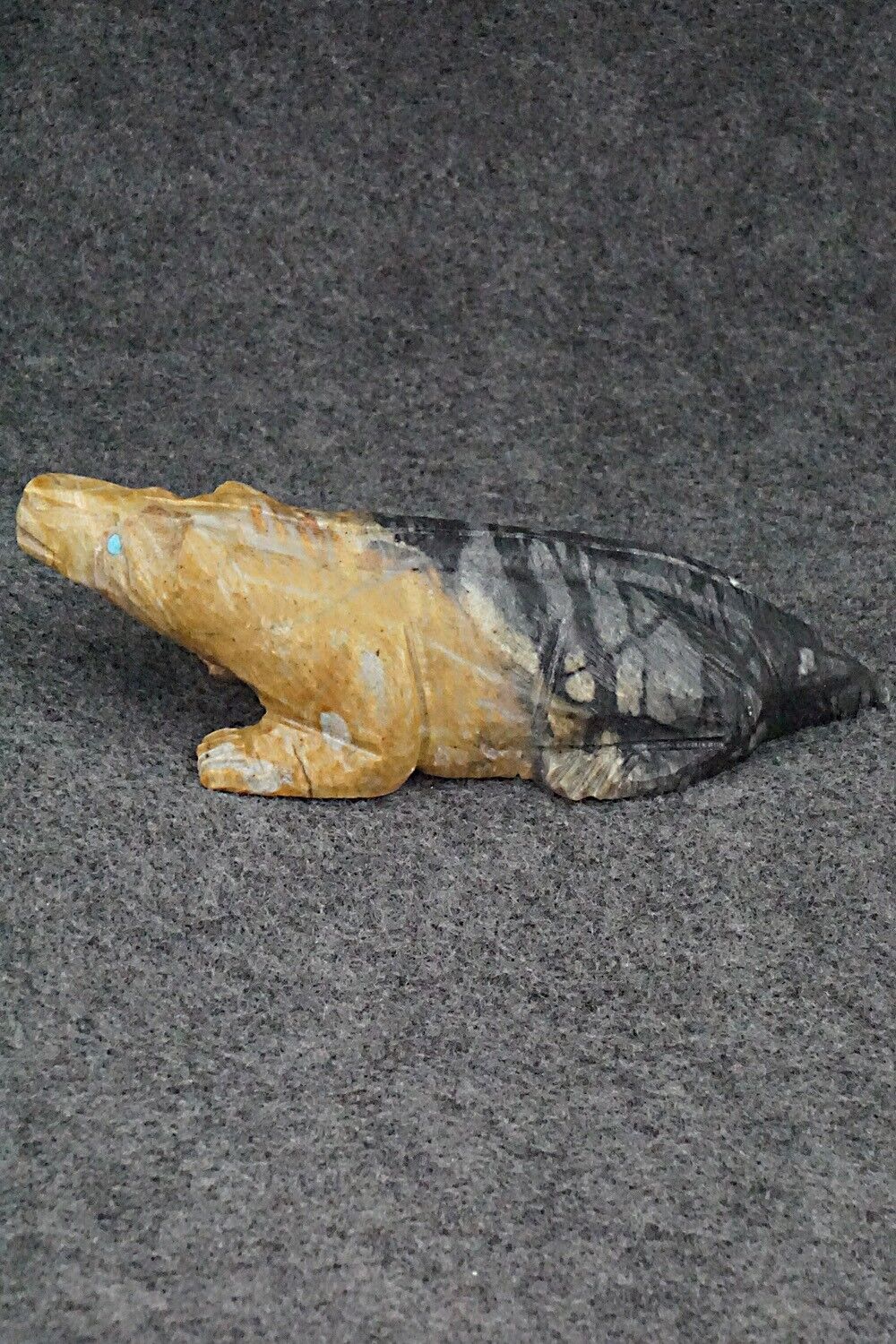 Badger Zuni Fetish Carving - Herbert Him