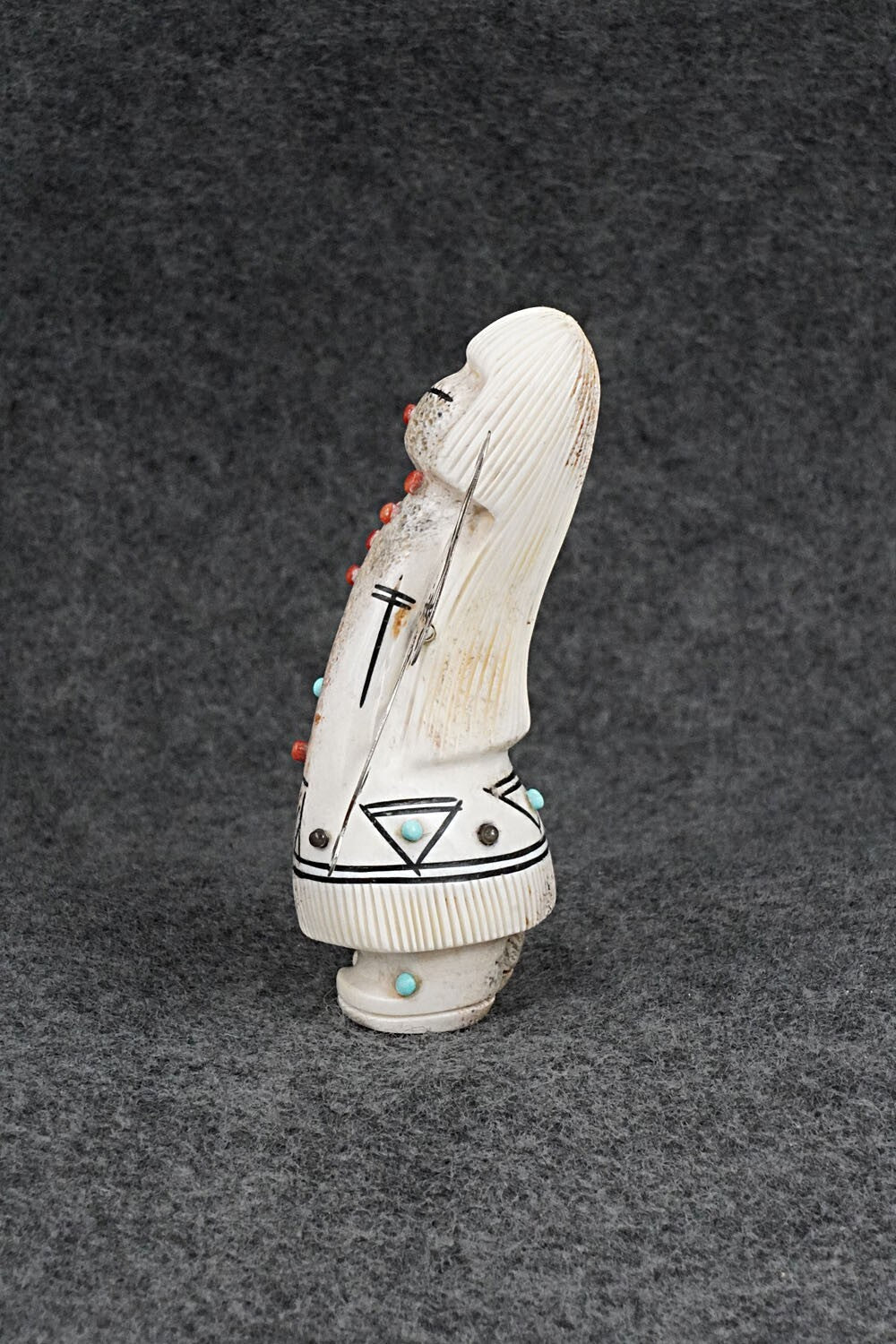 Butterfly Maiden Zuni Fetish Carving - Claudia Peina