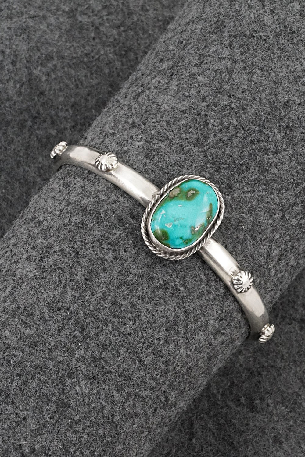Turquoise & Sterling Silver Bracelet - Samuel Yellowhair