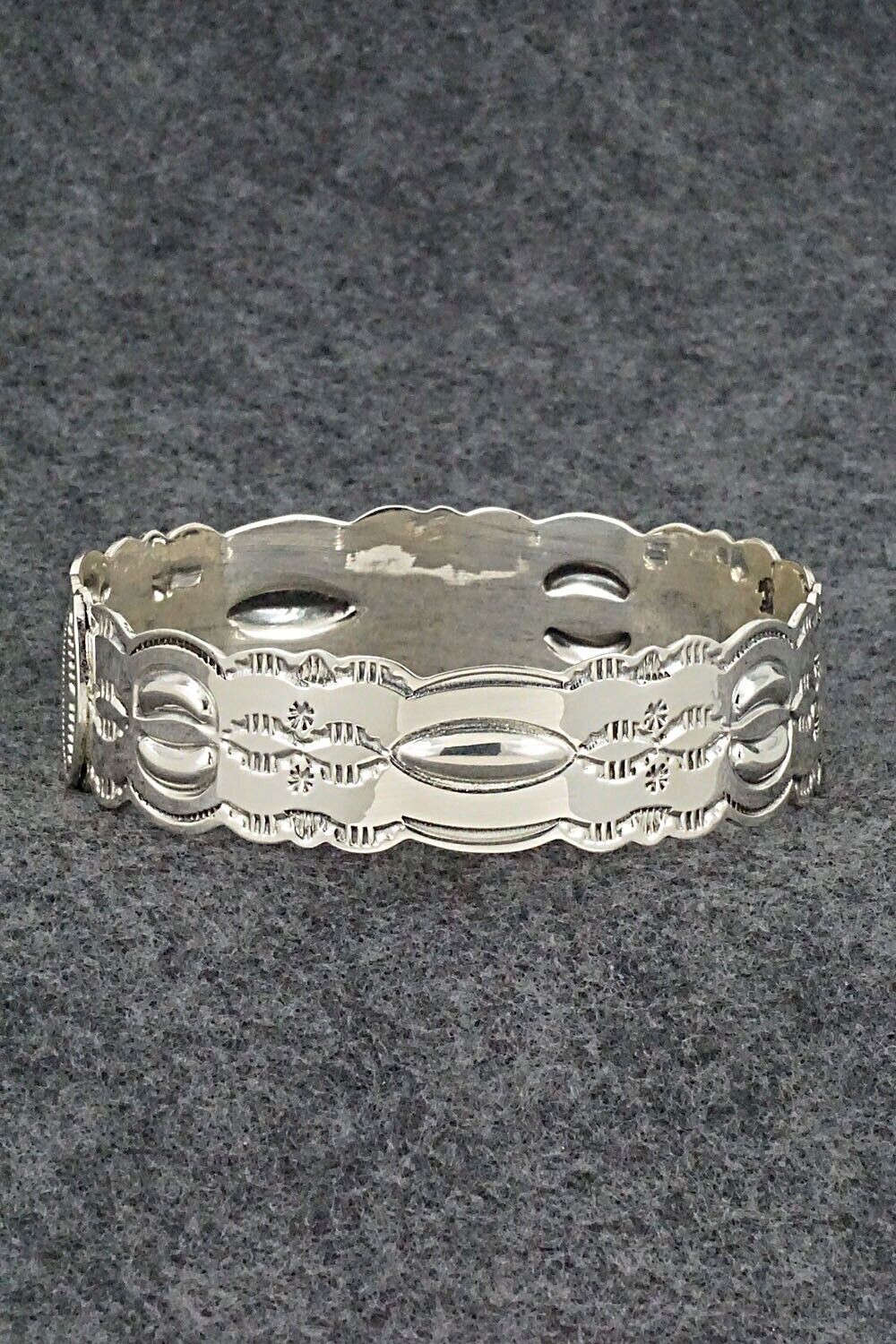 Sterling Silver Bangle Bracelet - Jeremy Delgarito