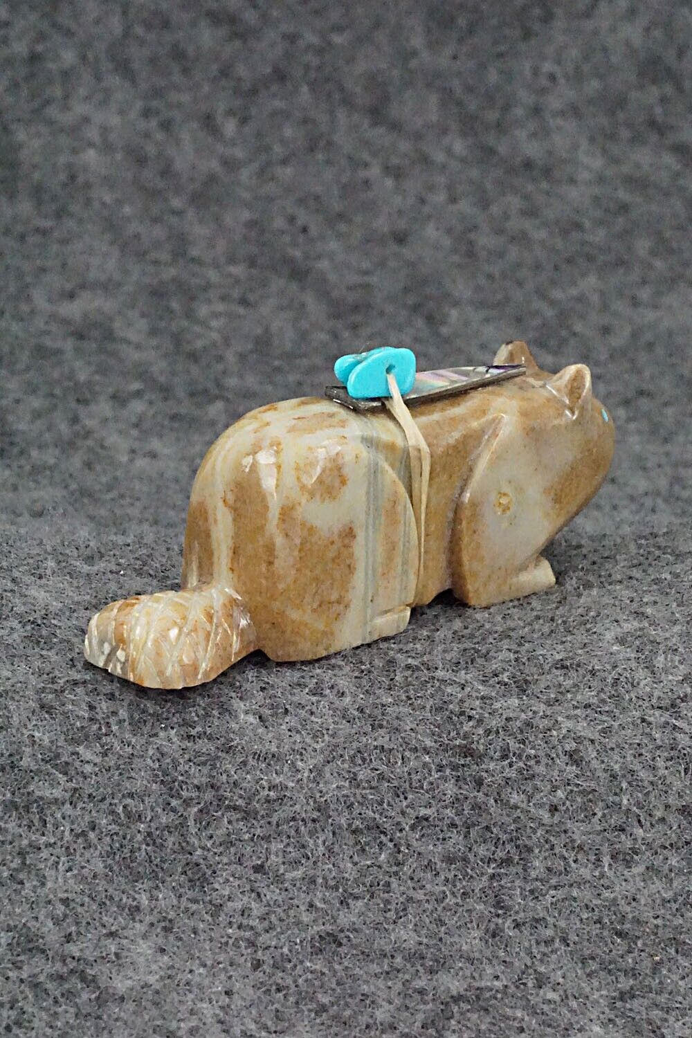 Beaver Zuni Fetish Carving - Alex Tsethlikai