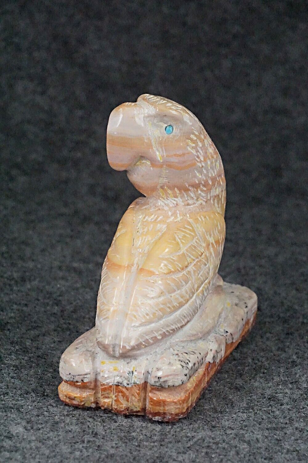 Parrot Zuni Fetish Carving - Vance Canchini