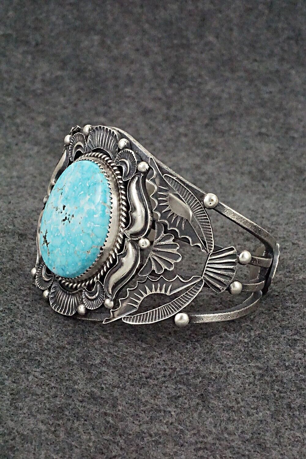 Turquoise & Sterling Silver Bracelet - Kevin Billah