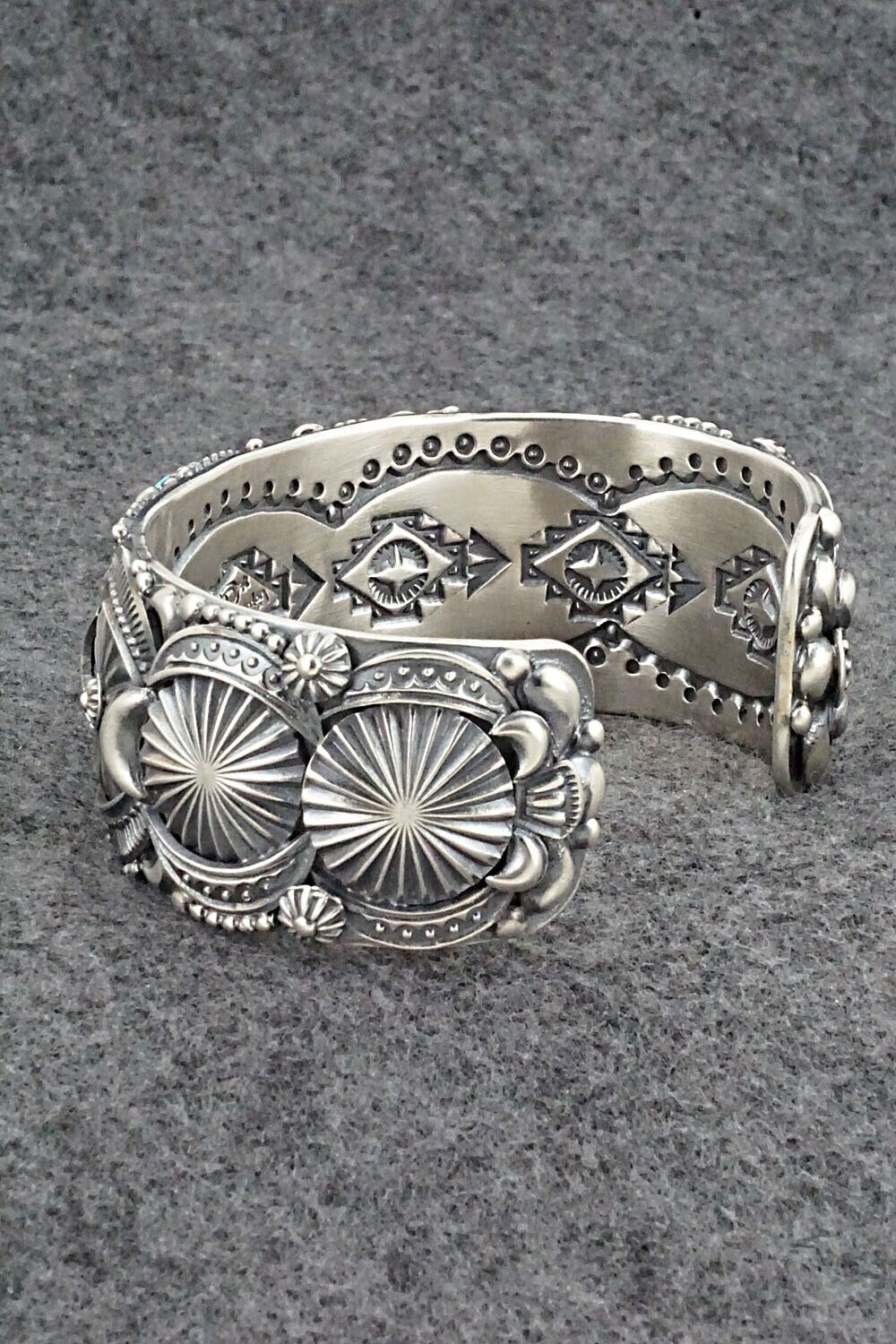 Turquoise & Sterling Silver Bracelet - Delbert Gordon