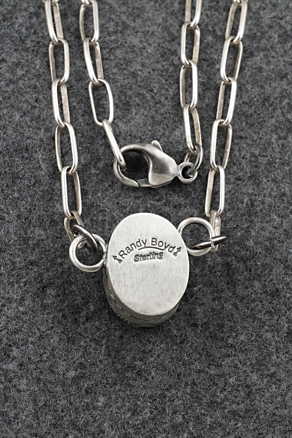 Turquoise & Sterling Silver Necklace - Randy Boyd