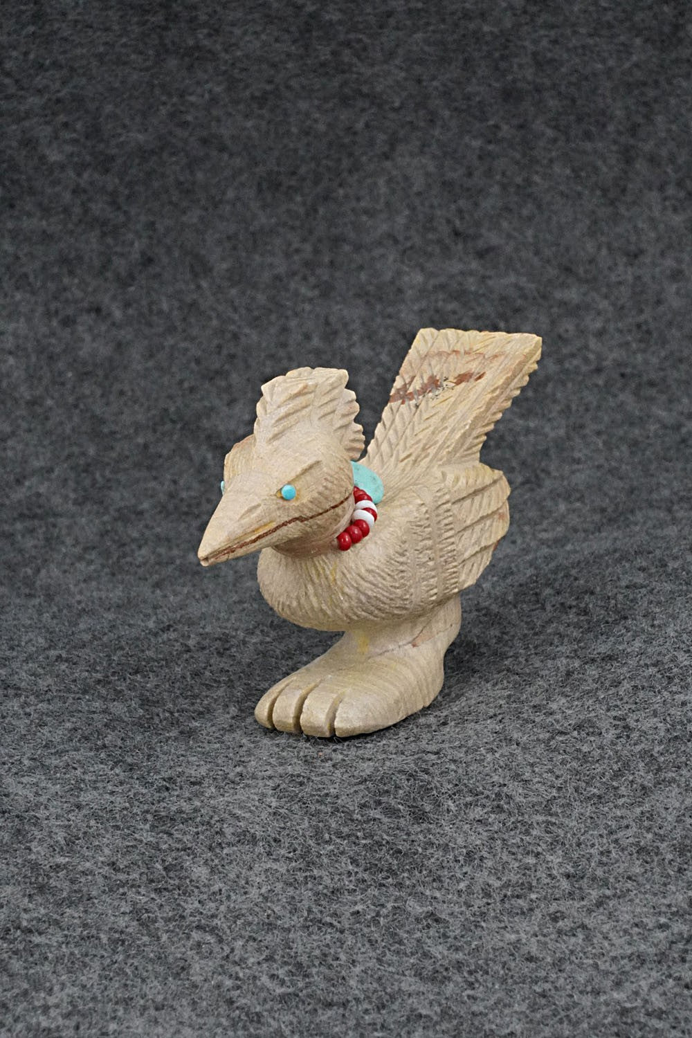 Roadrunner Zuni Fetish Carving - Douglas Martza