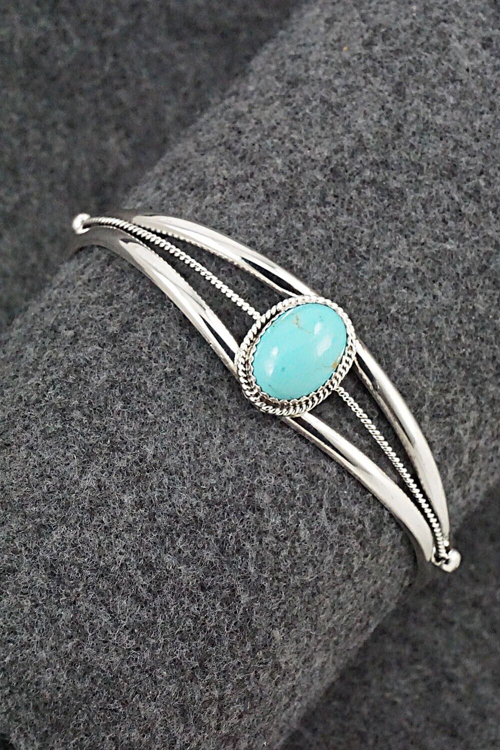 Turquoise & Sterling Silver Bracelet - Alice Rose Saunders