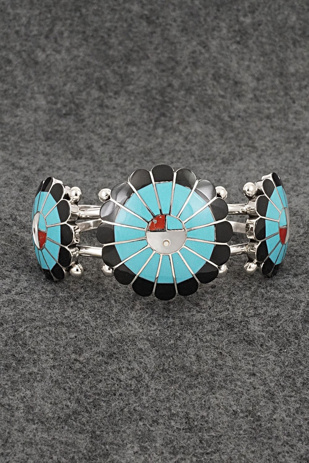 Multi-Stone & Sterling Silver Bracelet - Denise Siutza