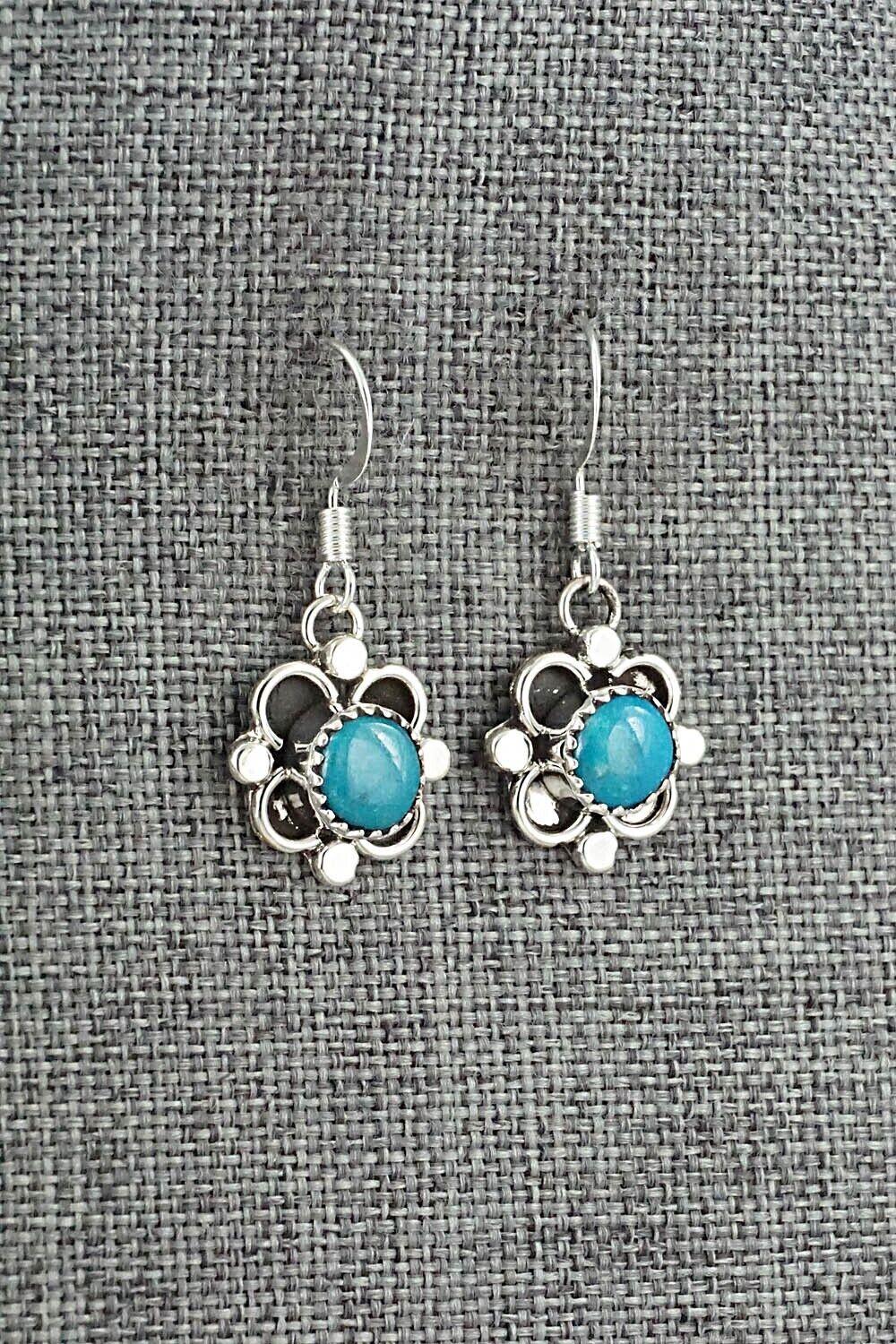Turquoise & Sterling Silver Earrings - Sandra Parkett