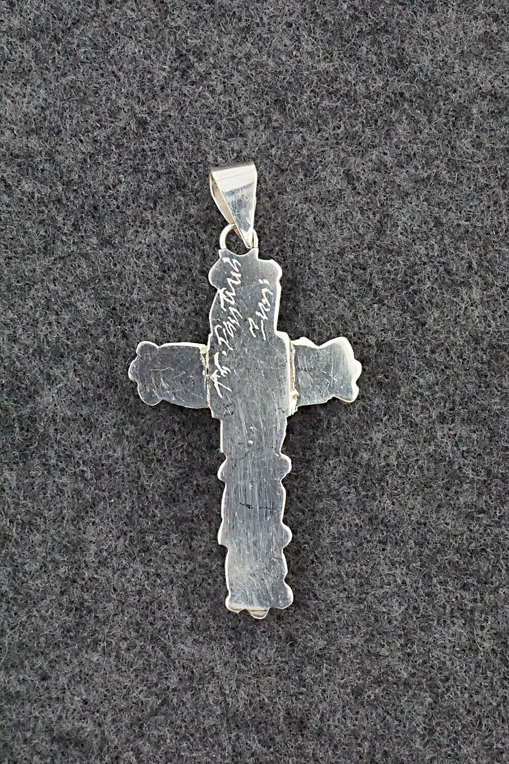 Turquoise & Sterling Silver Pendant - Tammy Johnson