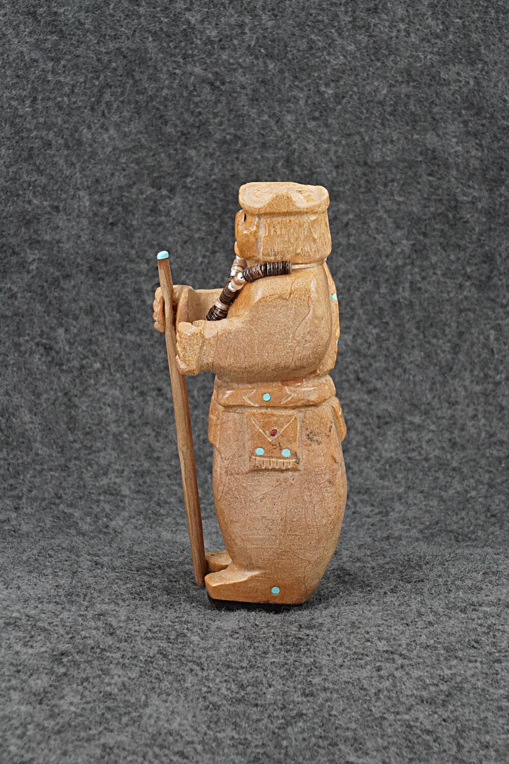 Zuni Man Zuni Fetish Carving - Freddie Leekya