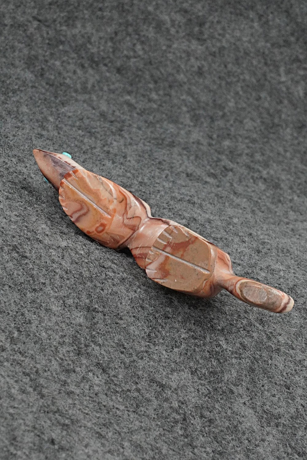 Mountain Lion Zuni Fetish Carving - Ronnie Lunasee
