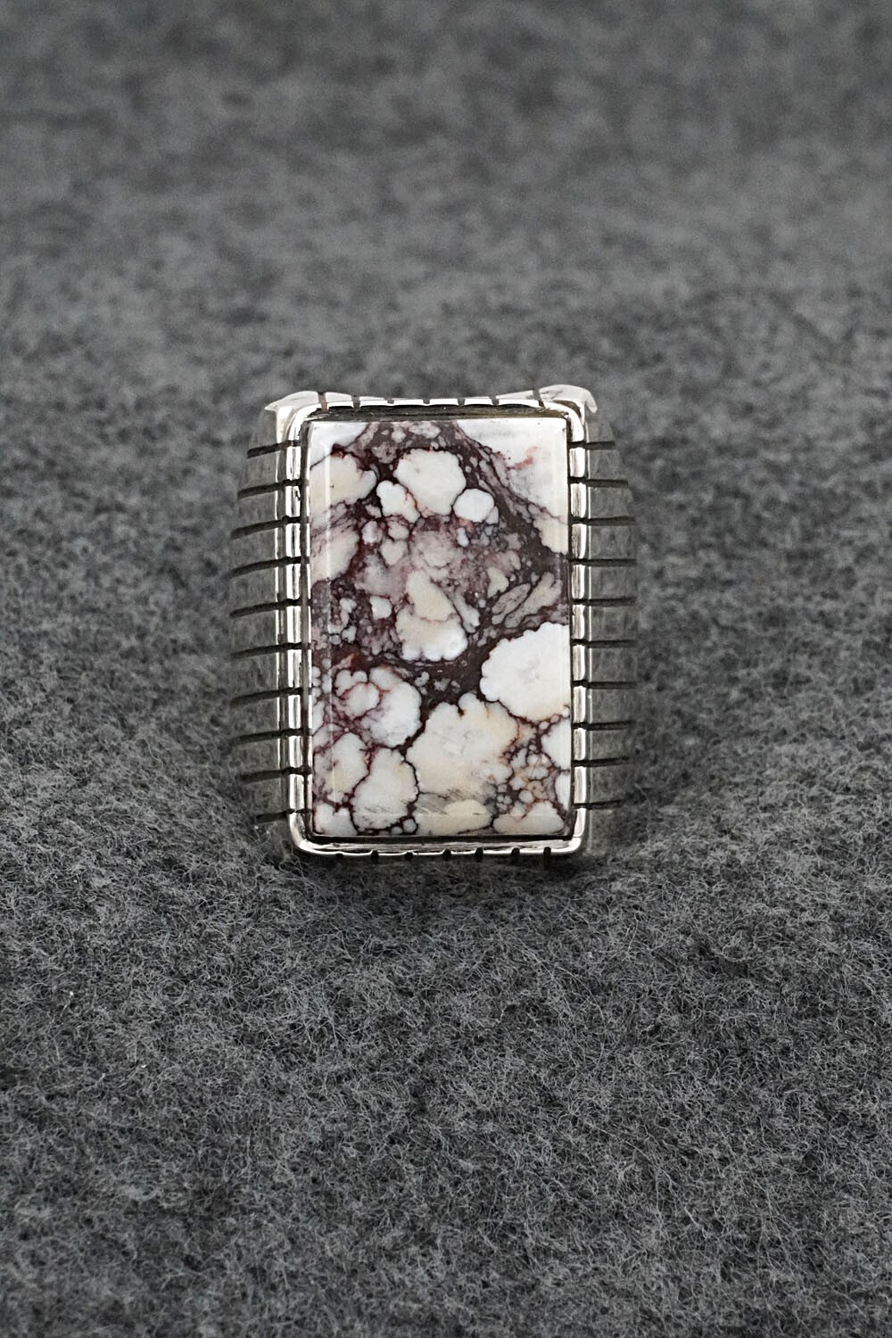 Wild Horse & Sterling Silver Ring - Trevor Jack - Size 9.5
