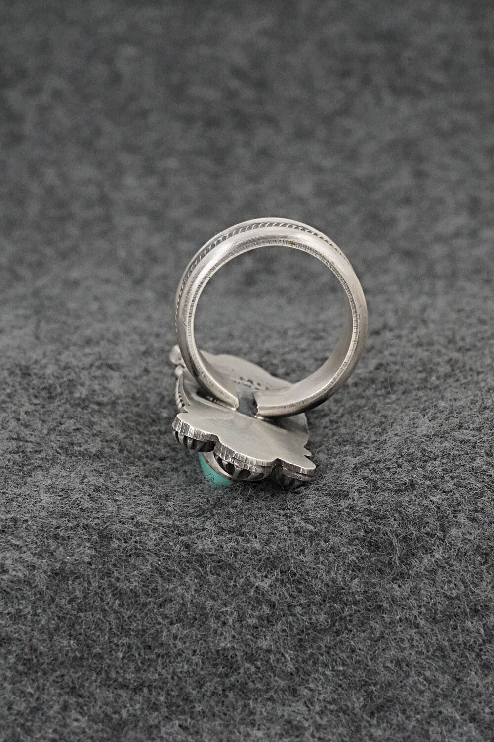 Turquoise & Sterling Silver Ring - Michael Calladitto - Size 7