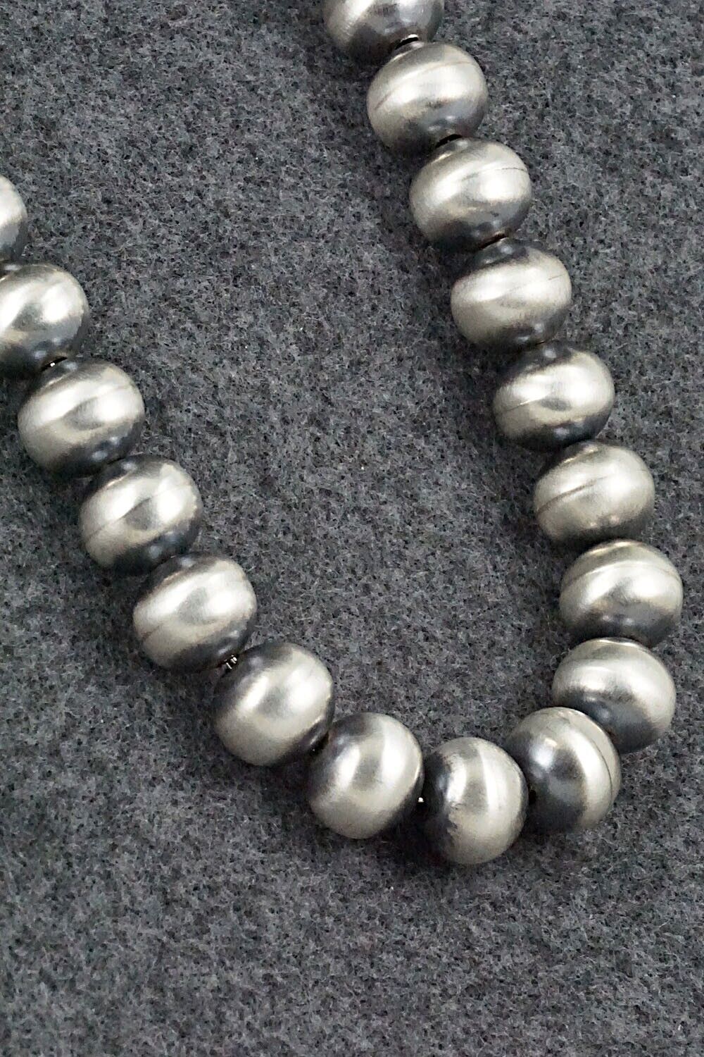 Sterling Silver Navajo Pearl Necklace - Jan Mariano