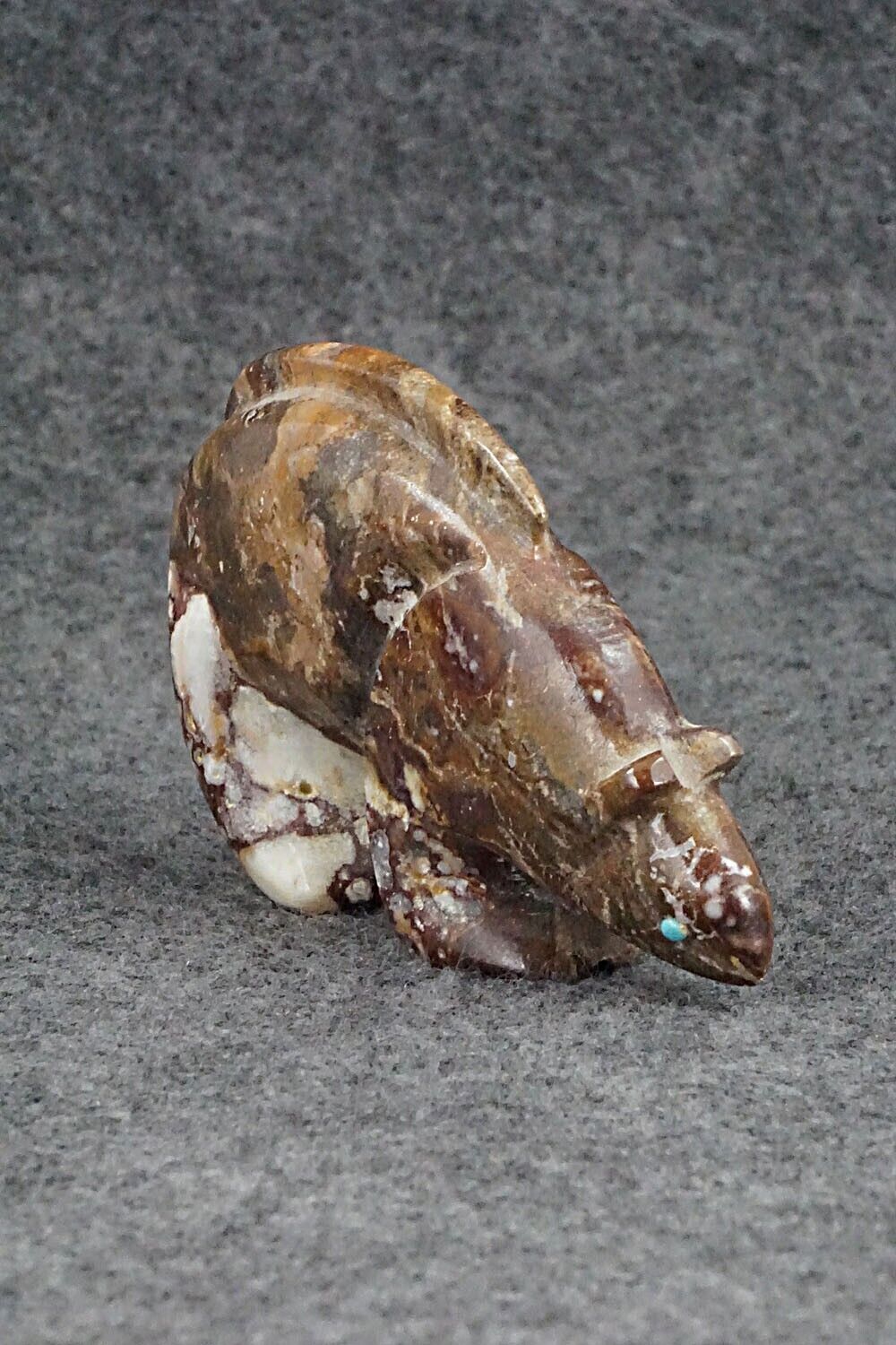 Mountain Lion Zuni Fetish Carving - Ronnie Lunasee